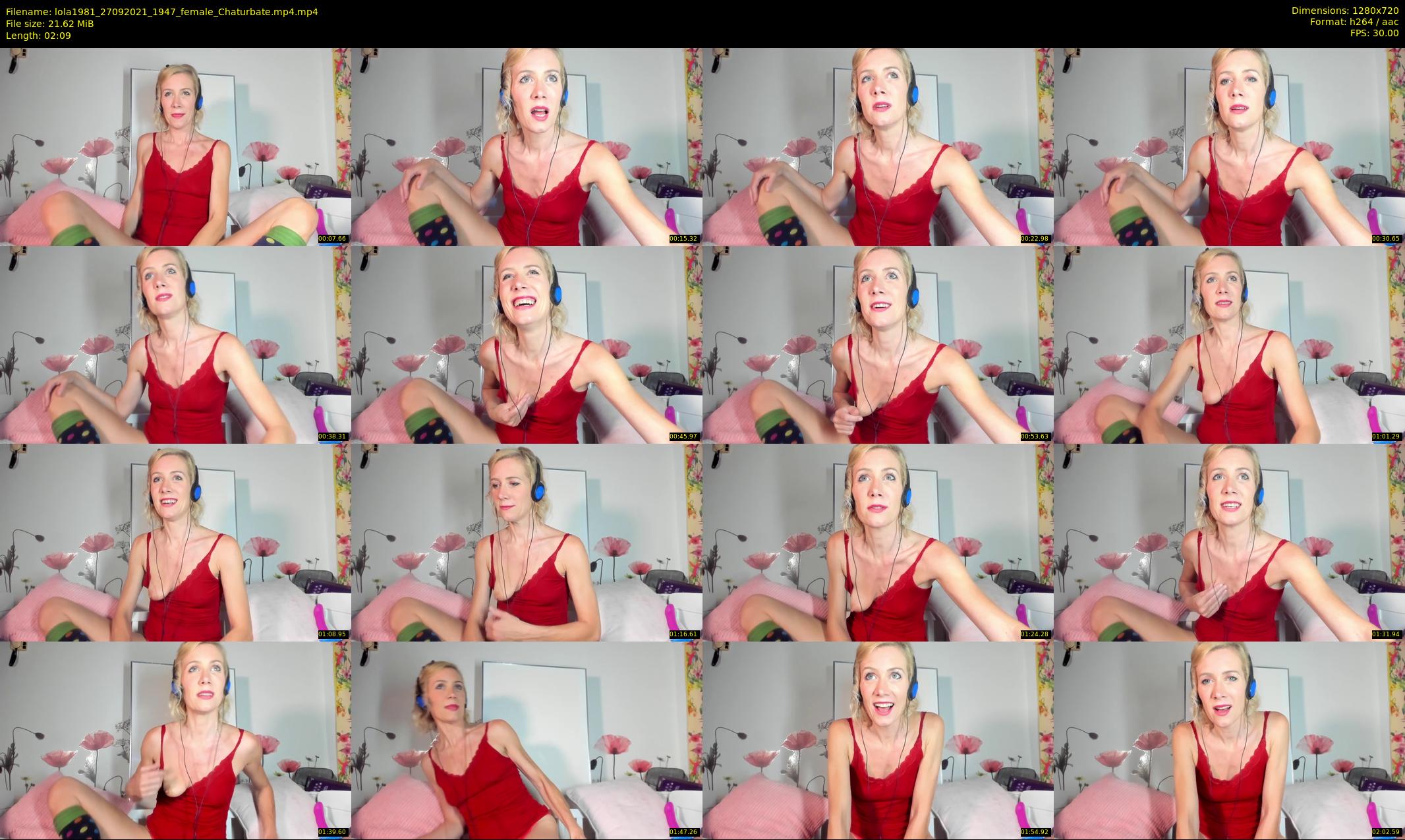 lola1981 — 3 minute Chaturbate female cam show recording, 720p, Sep 27, 2021