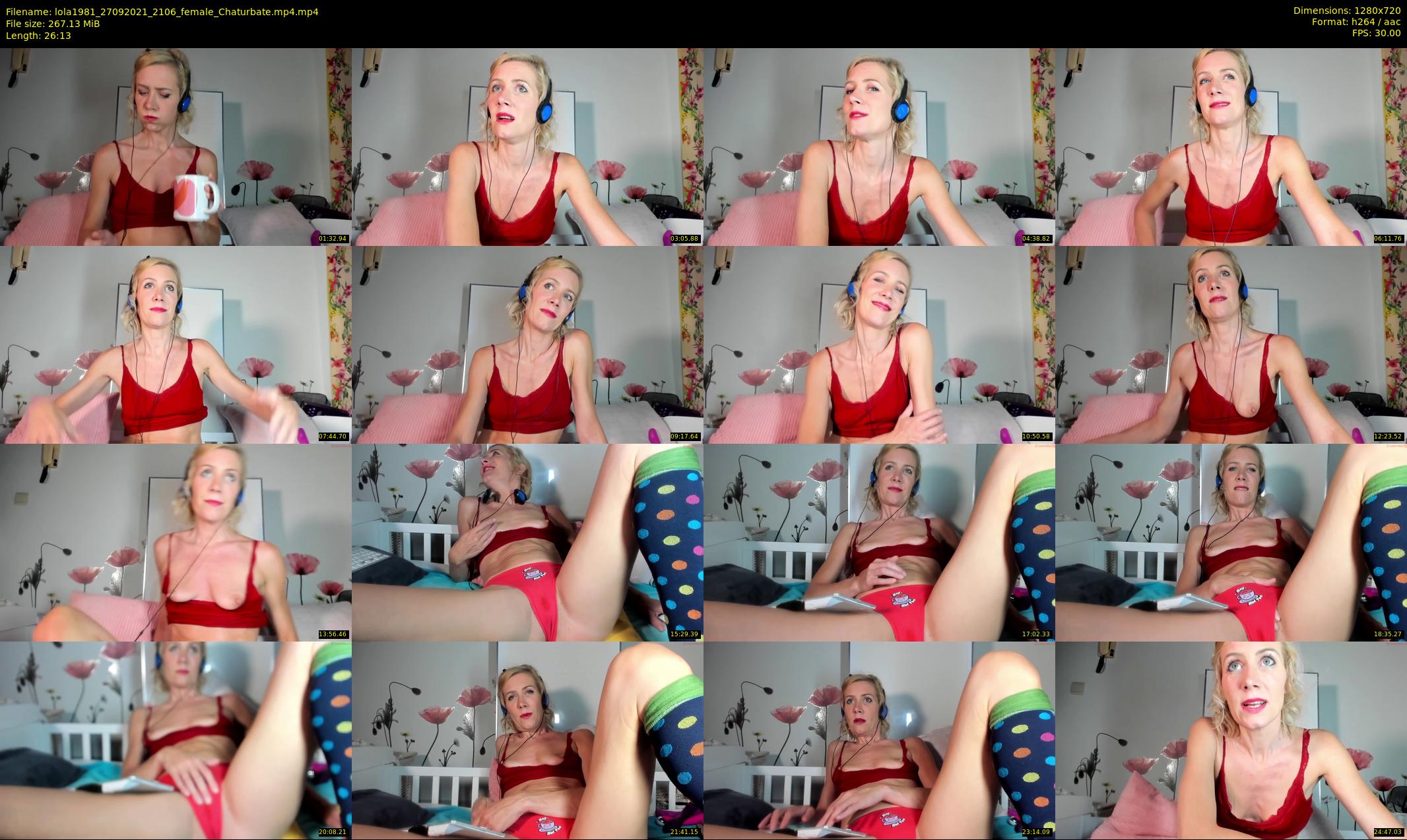 lola1981 — 27 minute Chaturbate female cam show recording, 720p, Sep 27, 2021