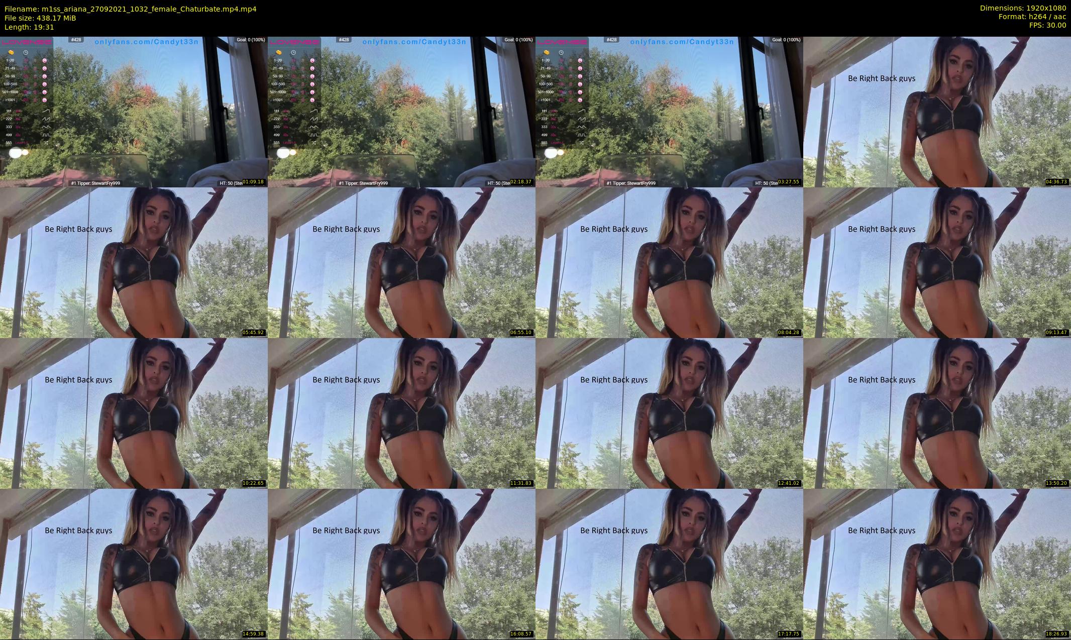 m1ss_ariana — 20 minute Chaturbate female cam show recording, 1080p, Sep 27, 2021