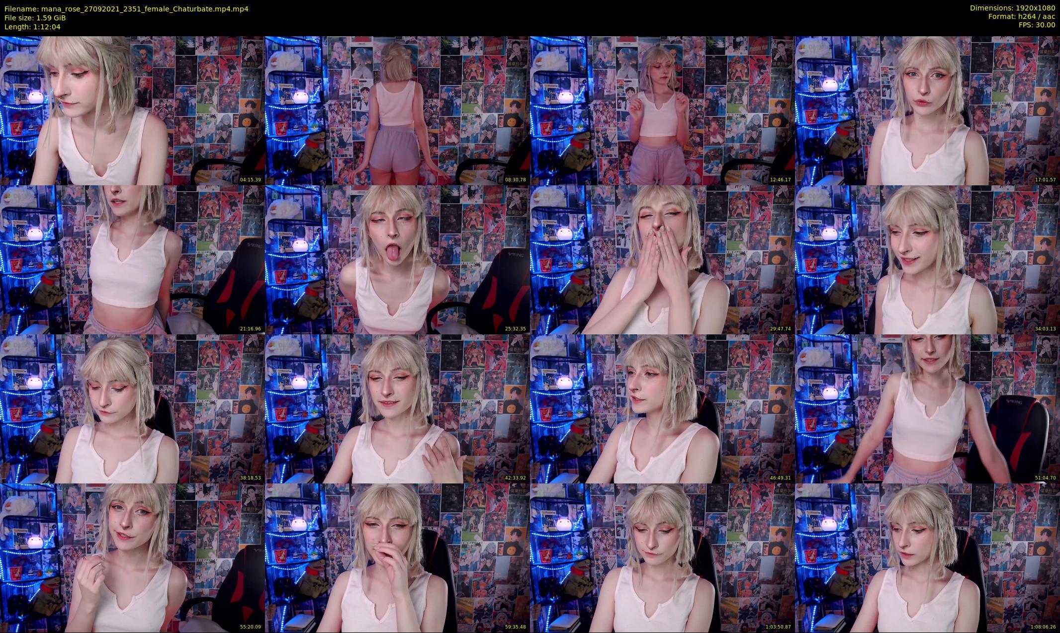mana_rose — 73 minute Chaturbate female cam show recording, 1080p, Sep 27, 2021