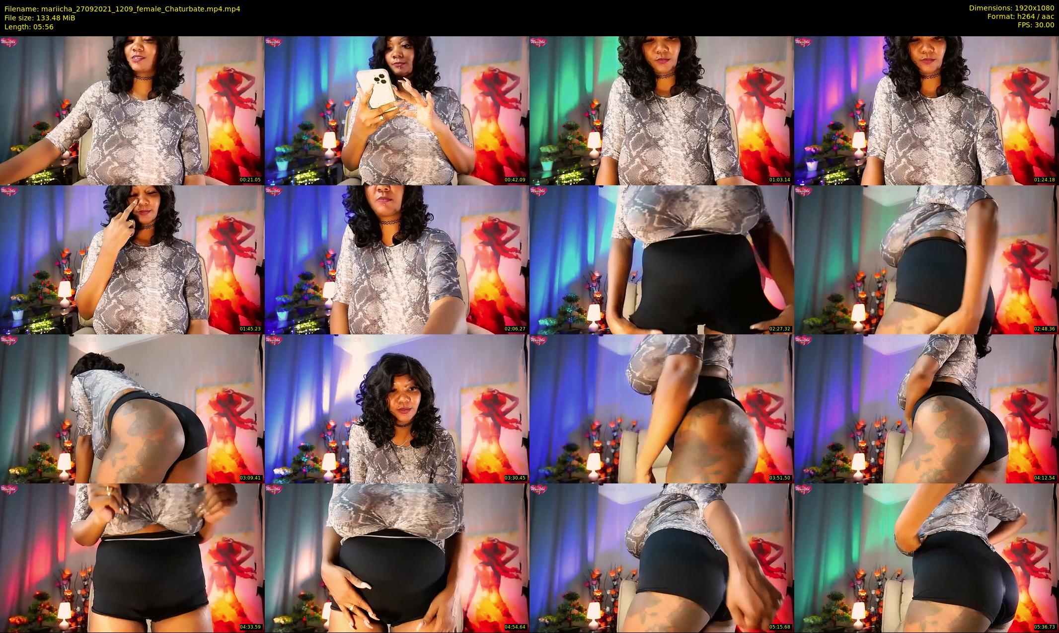 mariicha — 6 minute Chaturbate female cam show recording, 1080p, Sep 27, 2021