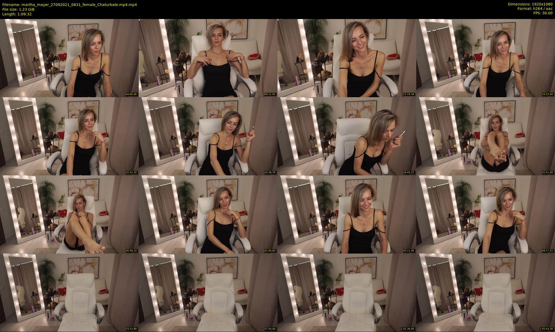 martha_mayer — 70 minute Chaturbate female cam show recording, 1080p, Sep 27, 2021