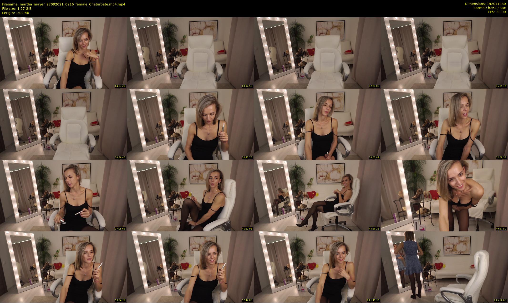 martha_mayer — 70 minute Chaturbate female cam show recording, 1080p, Sep 27, 2021