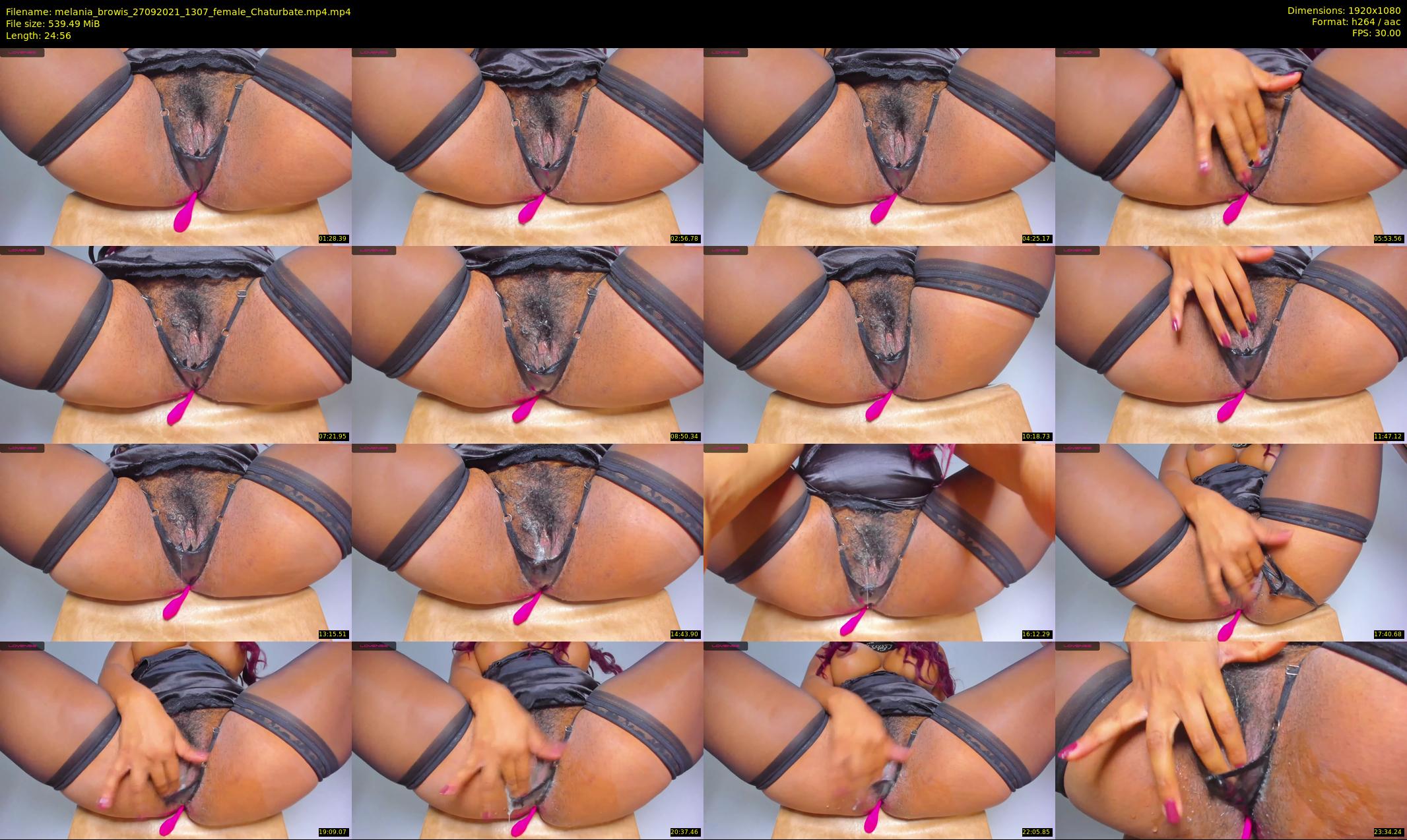 melania_browis — 25 minute Chaturbate female cam show recording, 1080p, Sep 27, 2021