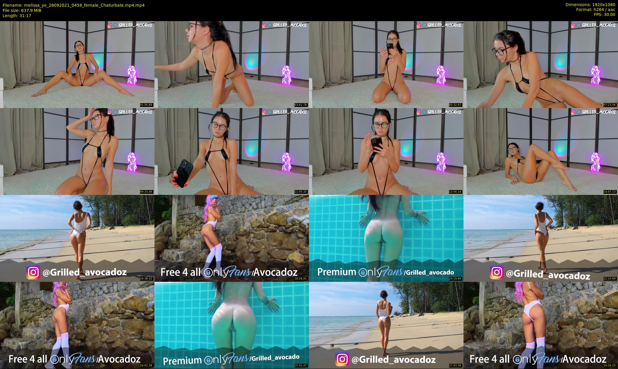 melissa_yo — 32 minute Chaturbate female cam show recording, 1080p, Sep 28, 2021