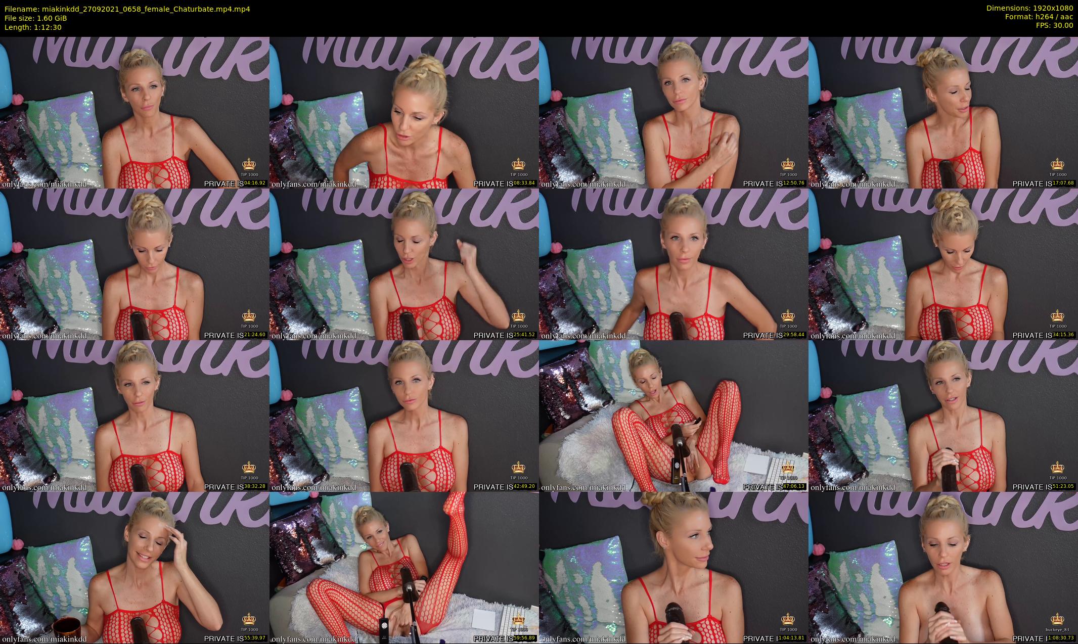 miakinkdd — 73 minute Chaturbate female cam show recording, 1080p, Sep 27, 2021