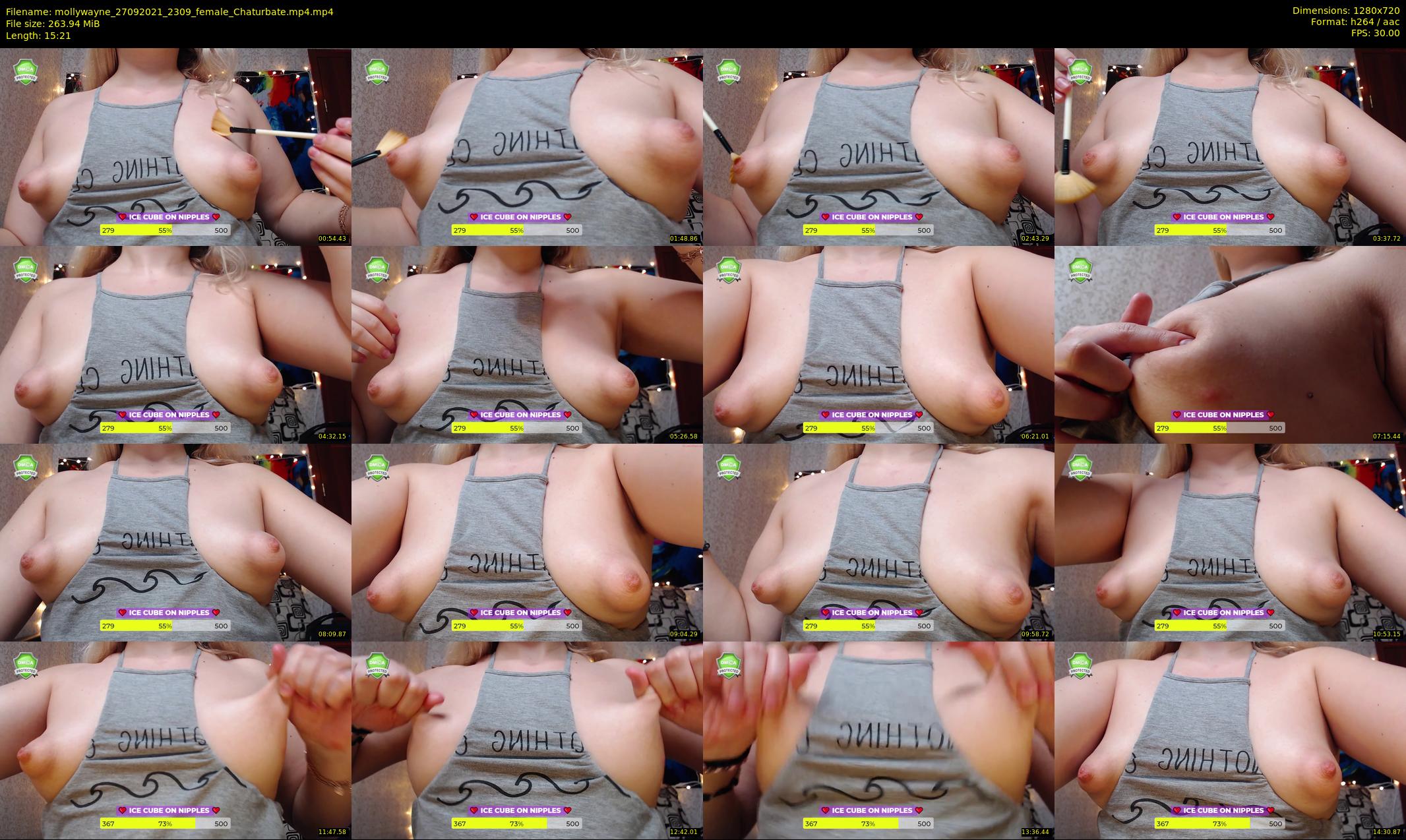 mollywayne — 16 minute Chaturbate female cam show recording, 720p, Sep 27, 2021