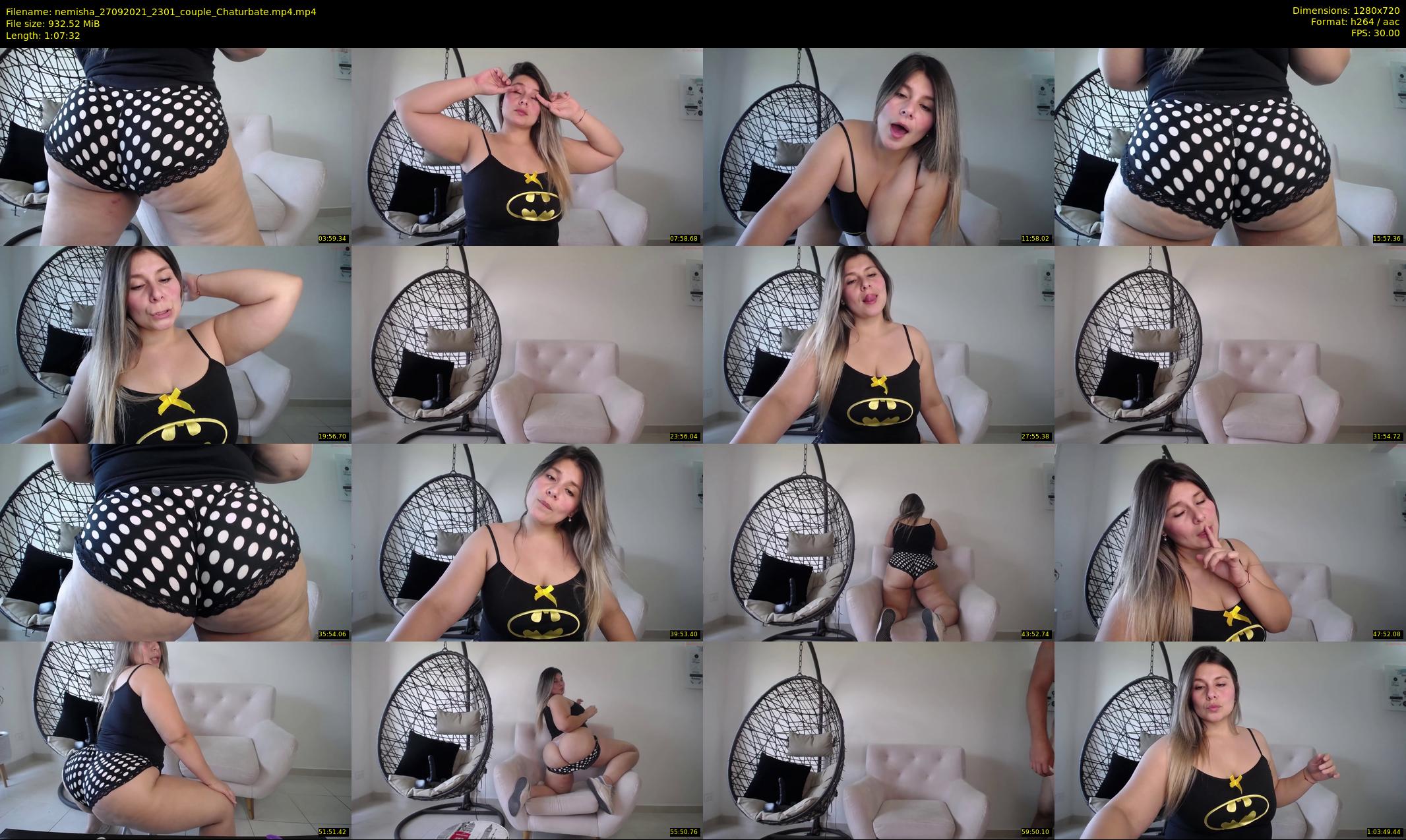 nemisha — 68 minute Chaturbate female cam show recording, 720p, Sep 27, 2021