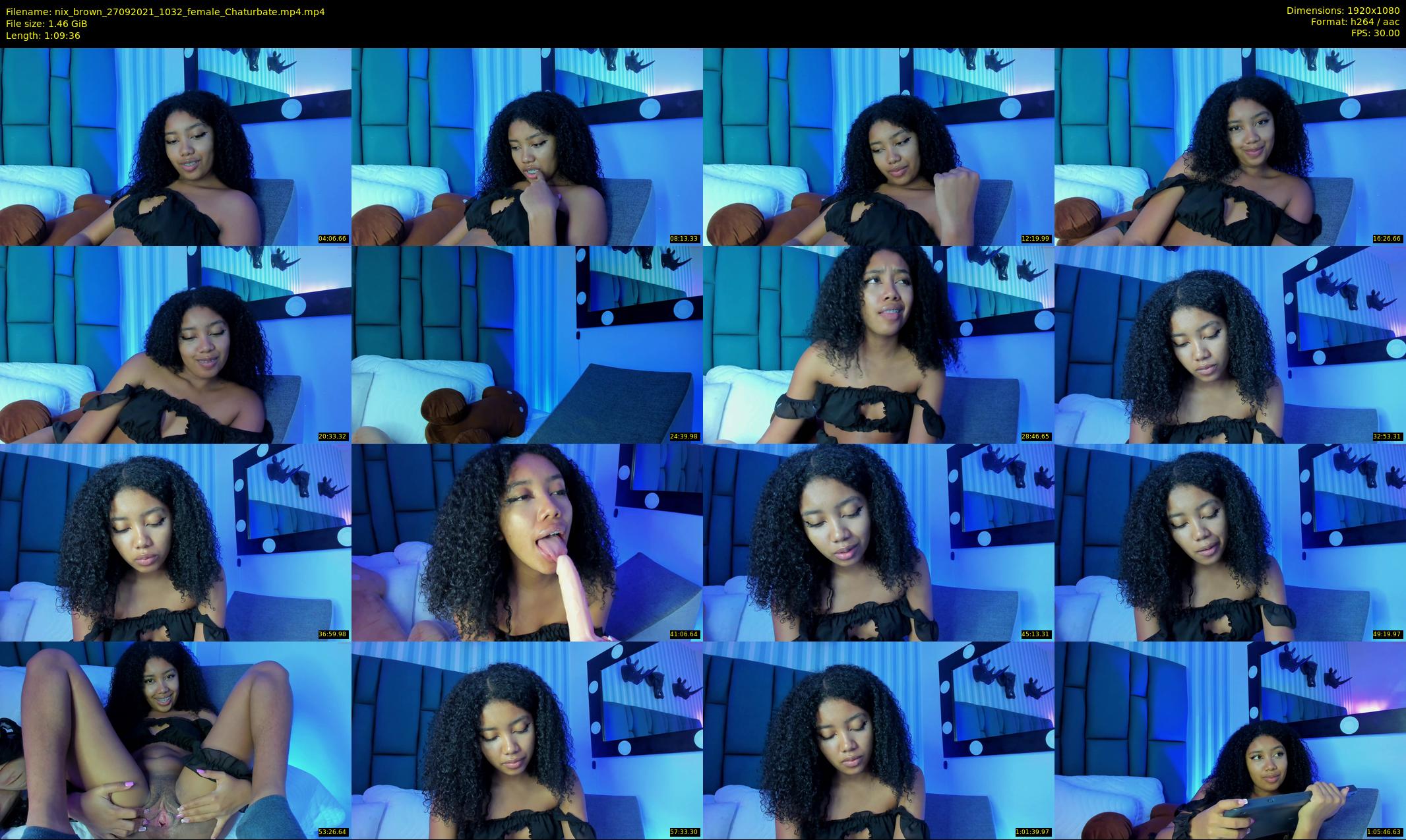 nix_brown — 70 minute Chaturbate female cam show recording, 1080p, Sep 27, 2021