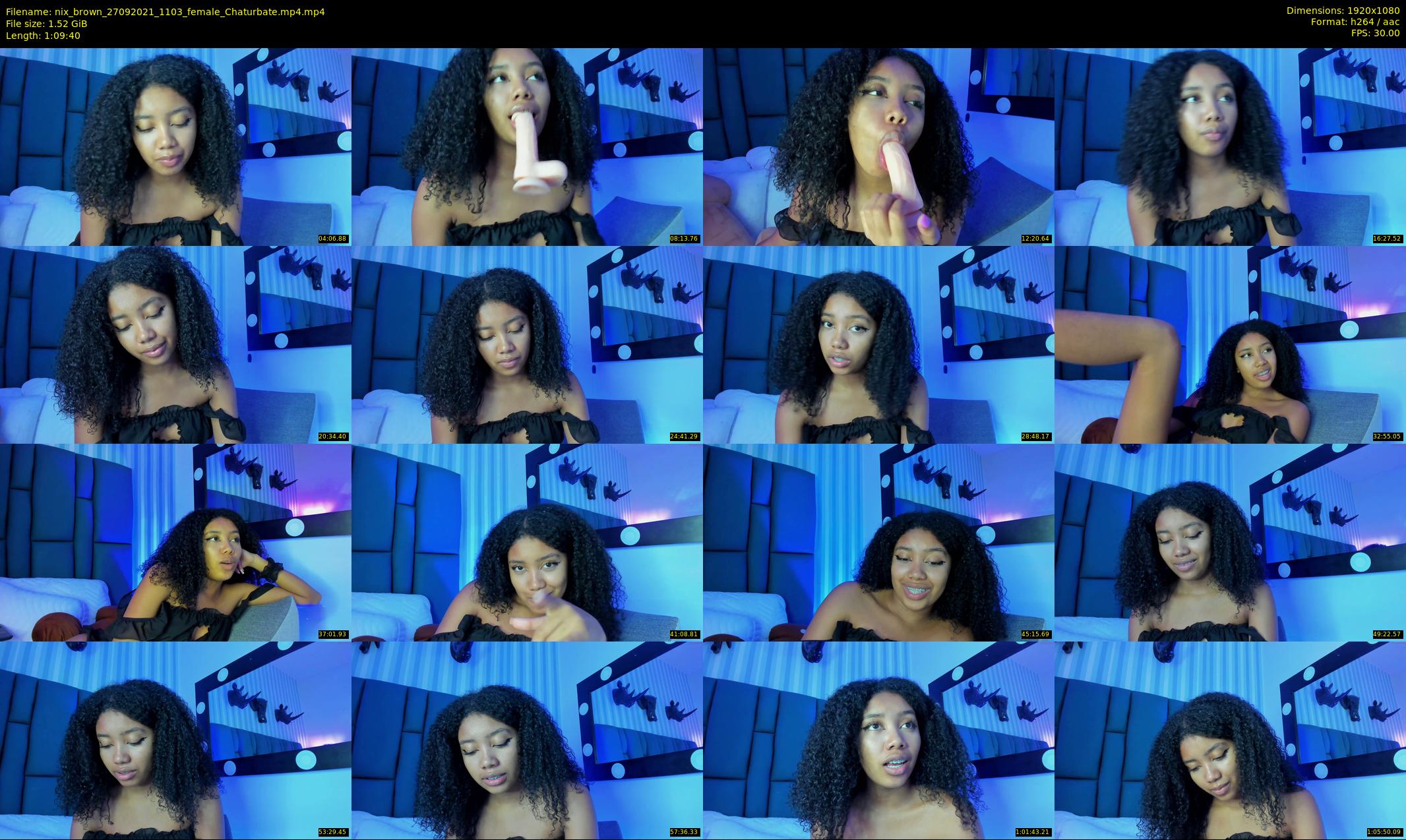 nix_brown — 70 minute Chaturbate female cam show recording, 1080p, Sep 27, 2021