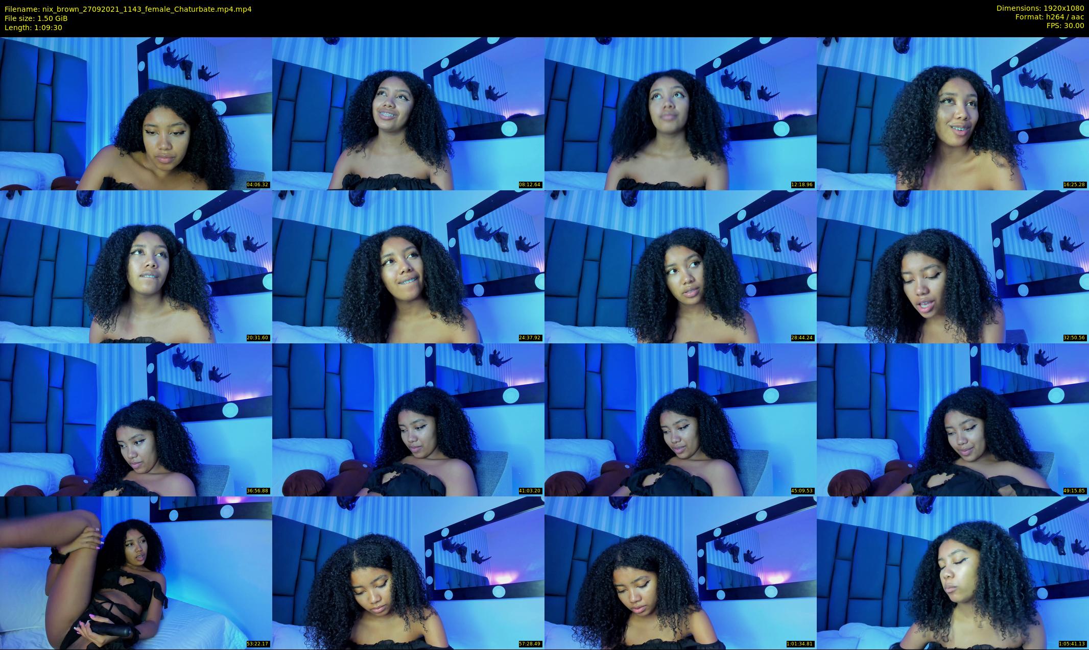 nix_brown — 70 minute Chaturbate female cam show recording, 1080p, Sep 27, 2021