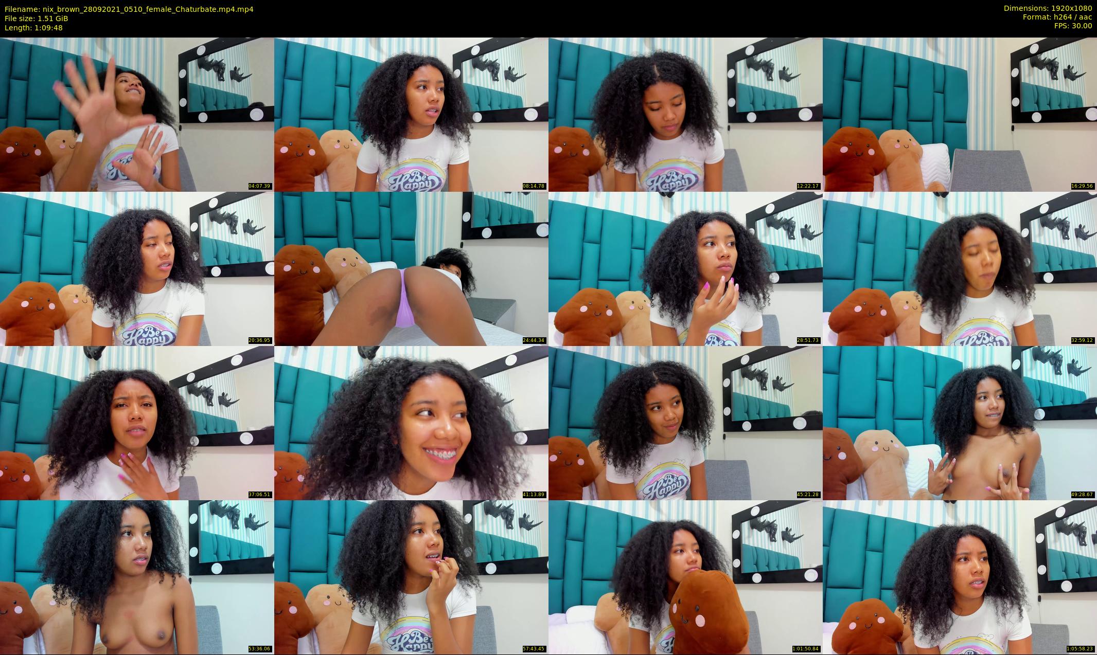 nix_brown — 70 minute Chaturbate female cam show recording, 1080p, Sep 28, 2021
