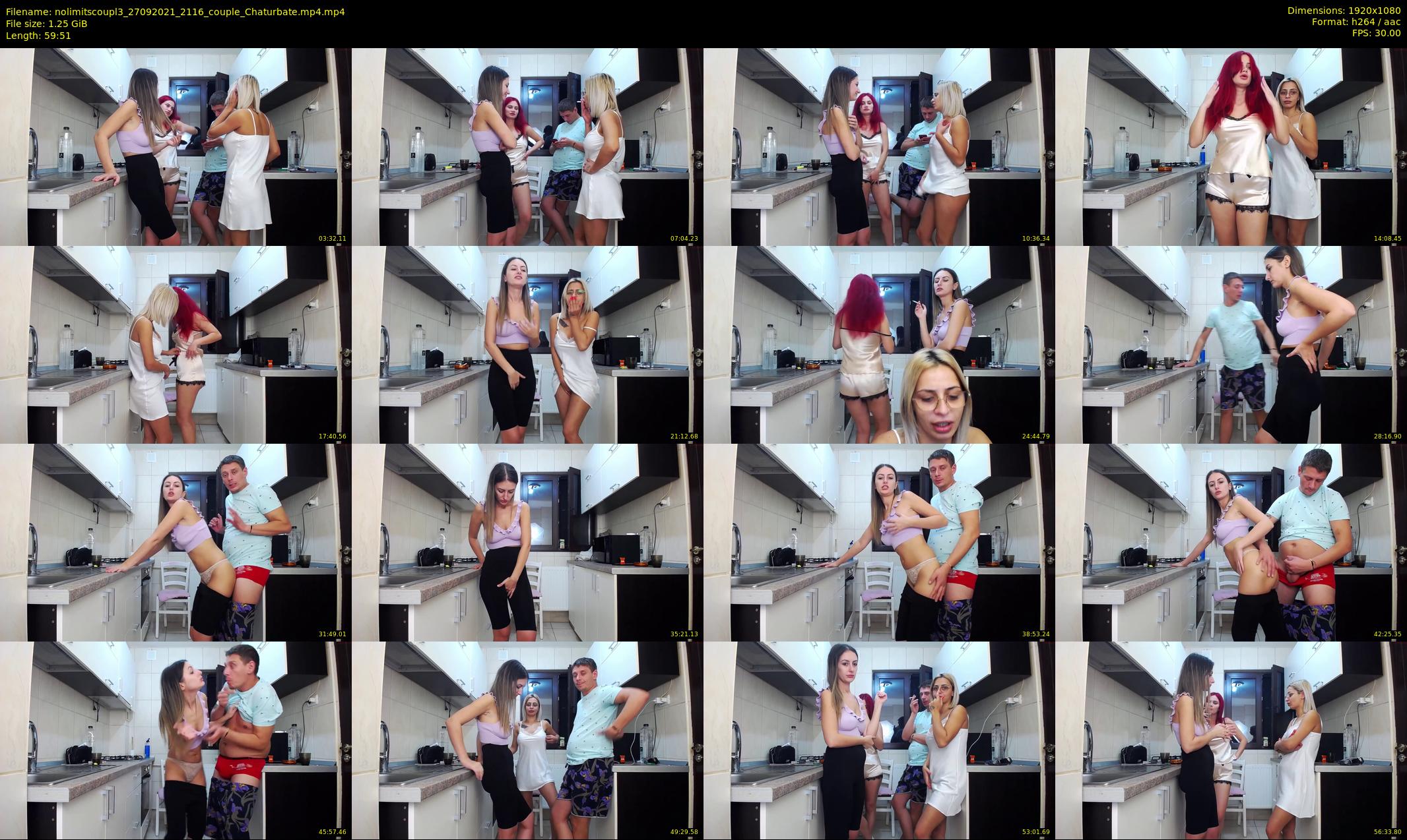 nolimitscoupl3 — 60 minute Chaturbate couple cam show recording, 1080p, Sep 27, 2021
