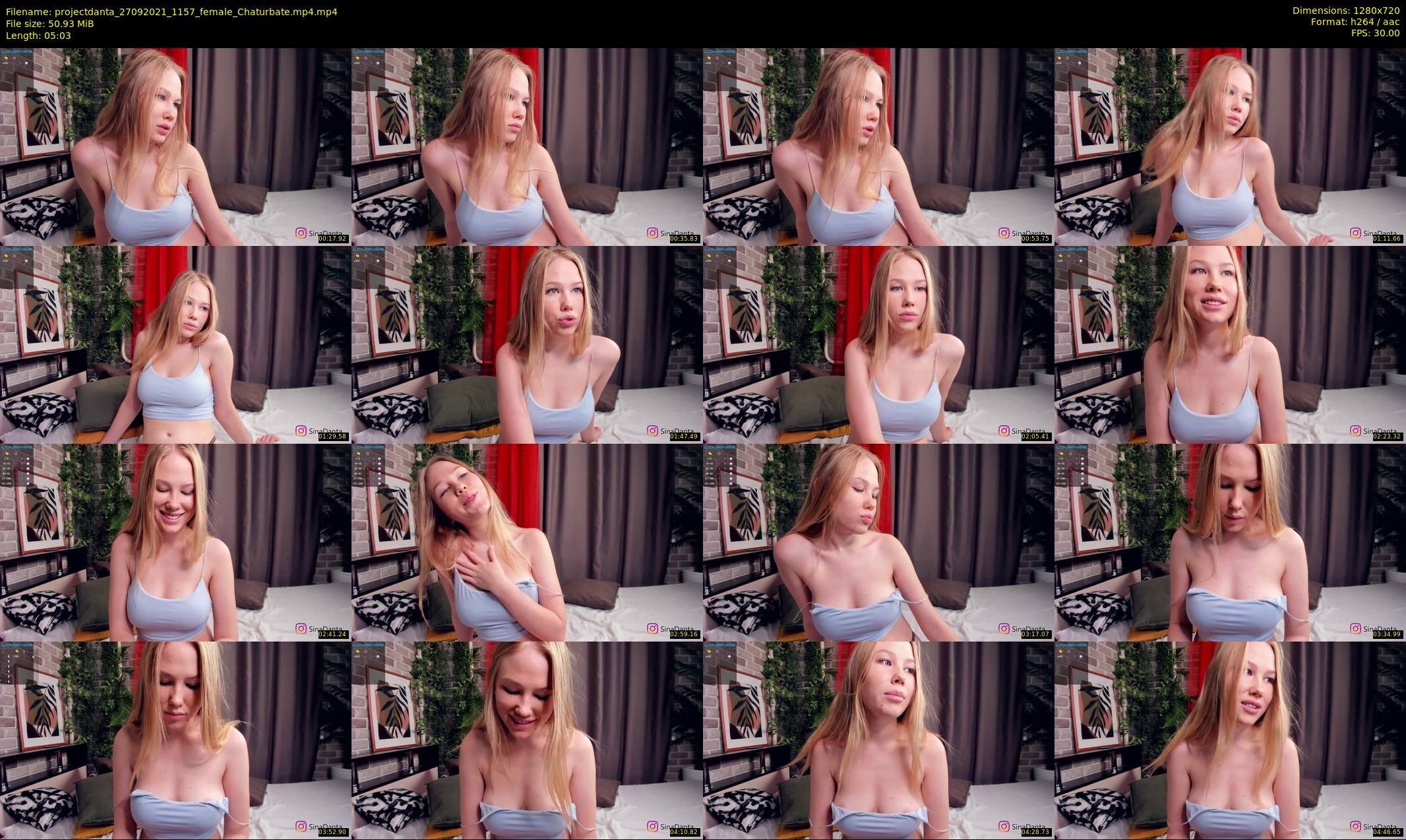 projectdanta — 6 minute Chaturbate female cam show recording, 720p, Sep 27, 2021