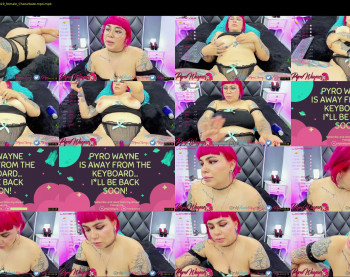 pyrowayne — 81 minute Chaturbate female cam show recording, 1080p, Sep 28, 2021