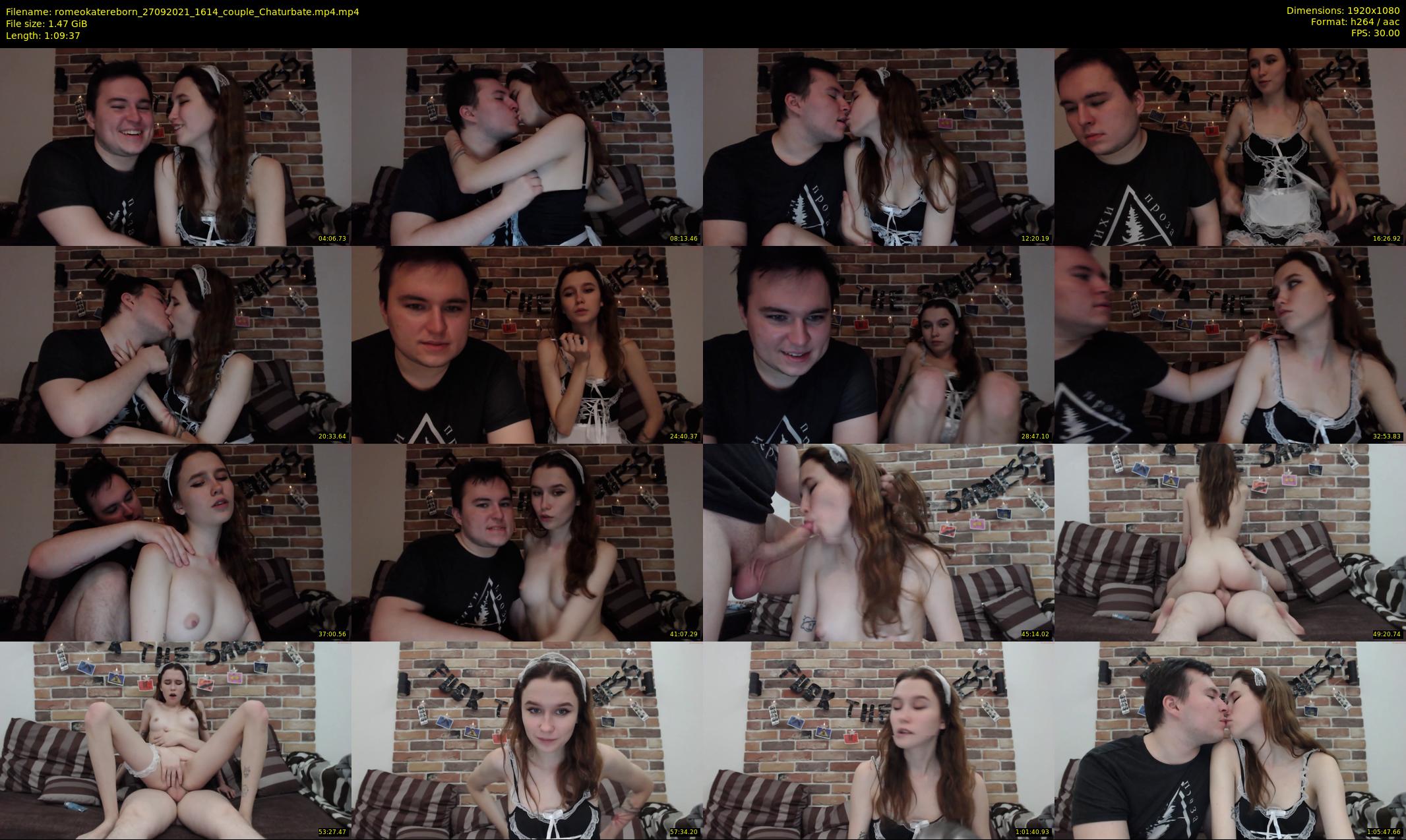 romeokatereborn — 70 minute Chaturbate couple cam show recording, 1080p, Sep 27, 2021