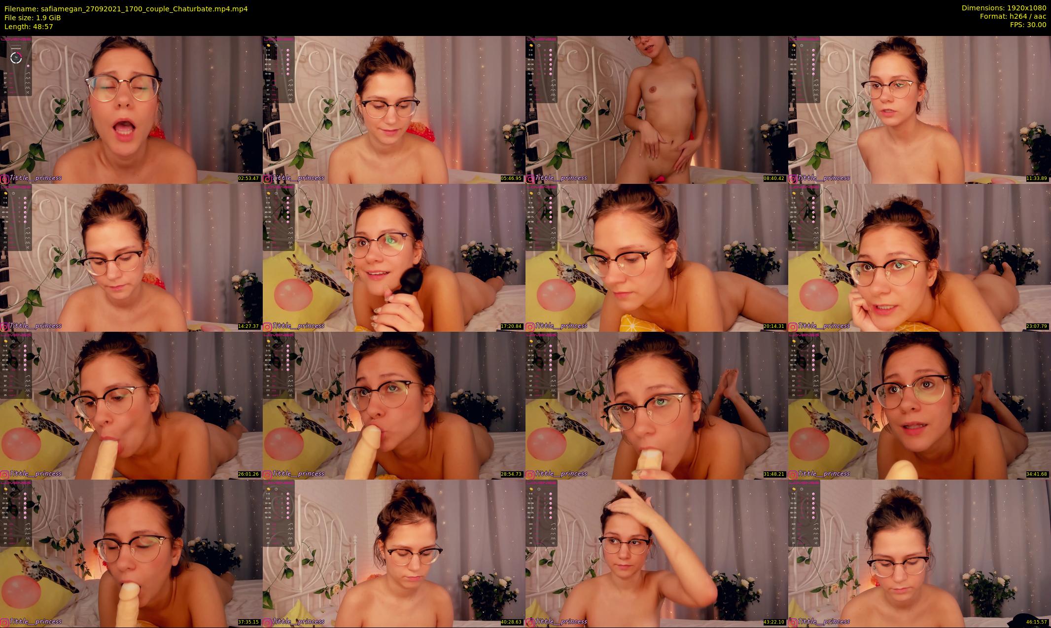 safiamegan — 49 minute Chaturbate couple cam show recording, 1080p, Sep 27, 2021