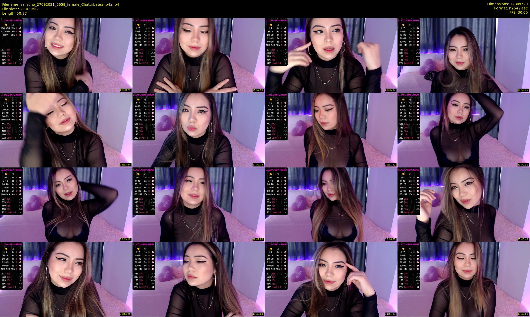 salisuno — 51 minute Chaturbate female cam show recording, 720p, Sep 27, 2021