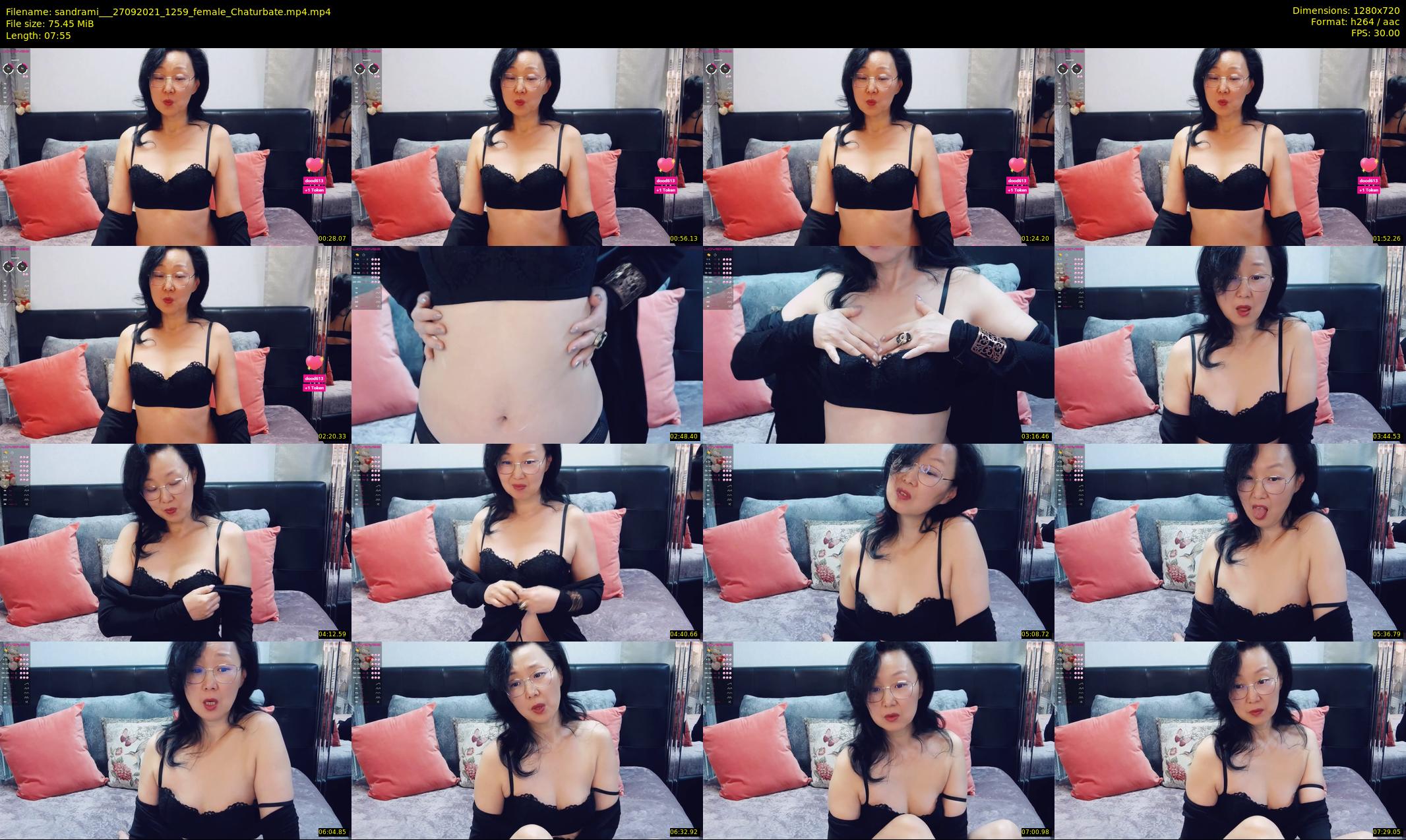 sandrami__ — 8 minute Chaturbate female cam show recording, 720p, Sep 27, 2021