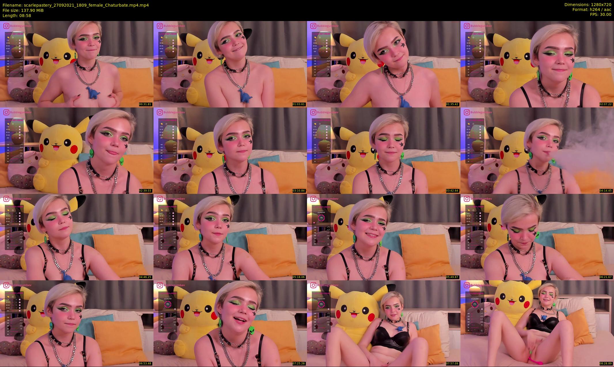 scarlepastery — 9 minute Chaturbate couple cam show recording, 720p, Sep 27, 2021