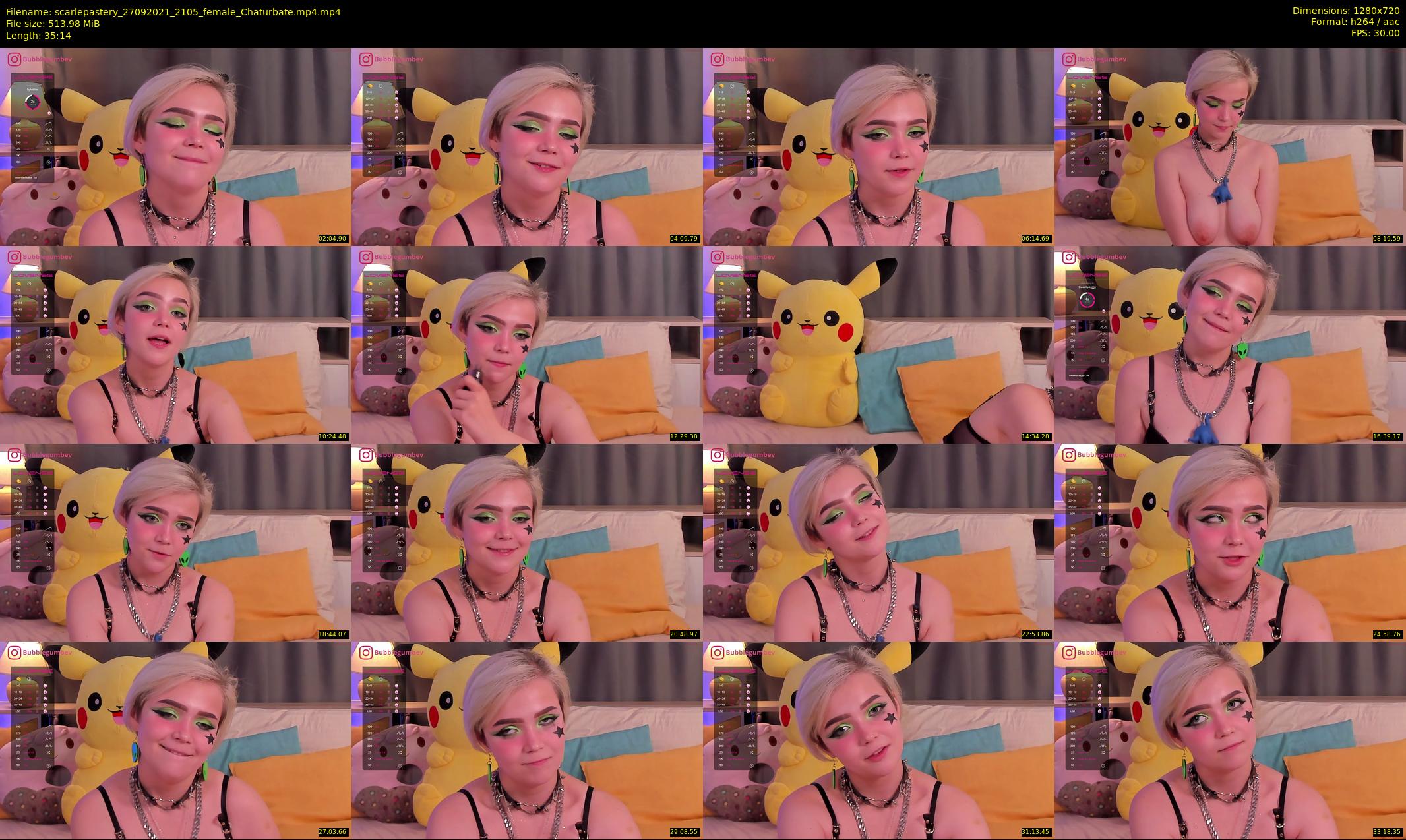 scarlepastery — 36 minute Chaturbate couple cam show recording, 720p, Sep 27, 2021