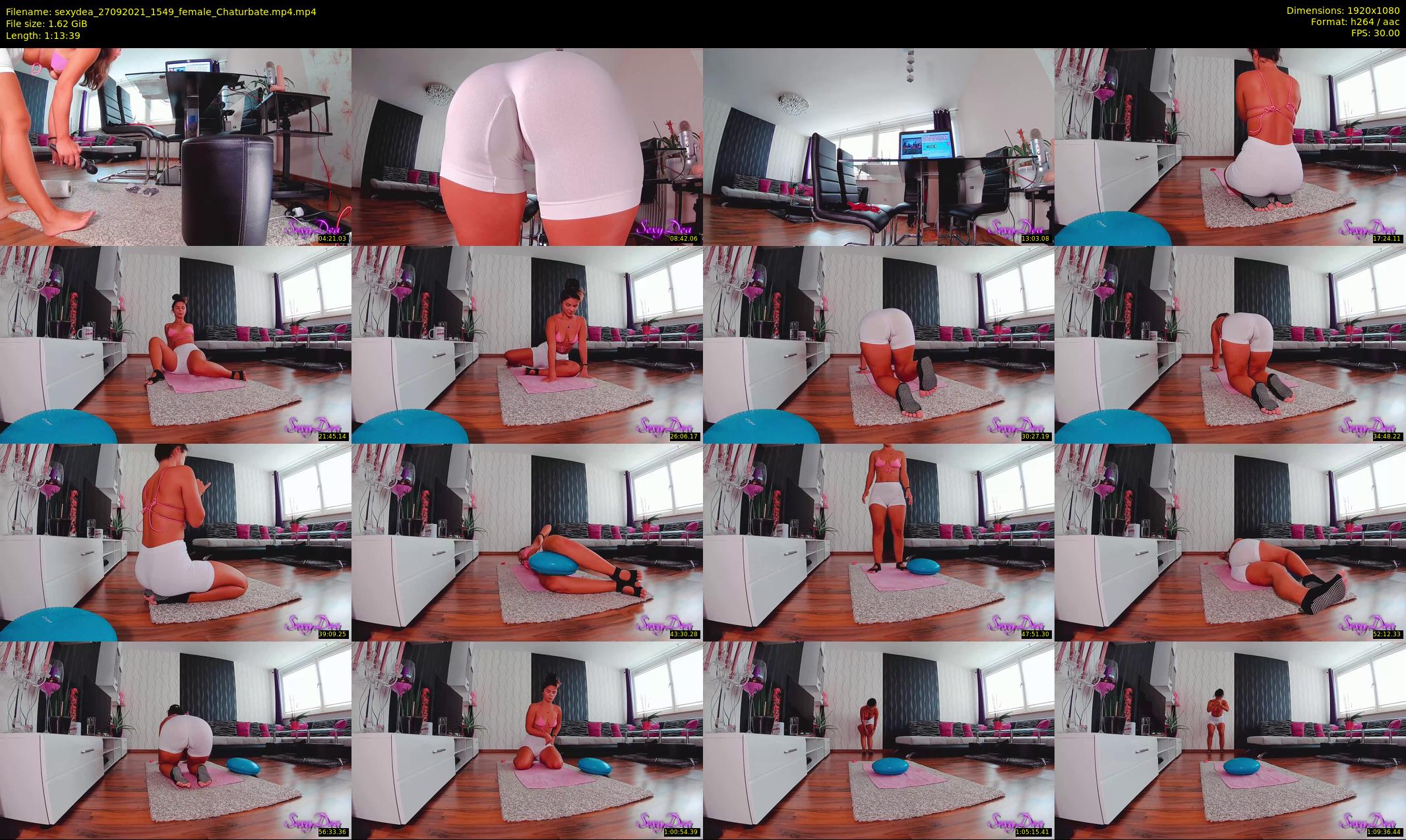 sexydea — 74 minute Chaturbate female cam show recording, 1080p, Sep 27, 2021