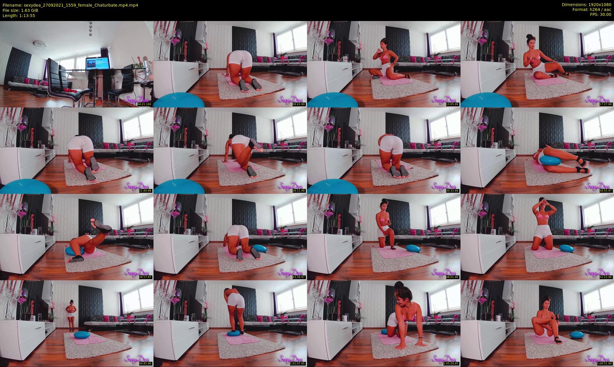 sexydea — 74 minute Chaturbate female cam show recording, 1080p, Sep 27, 2021