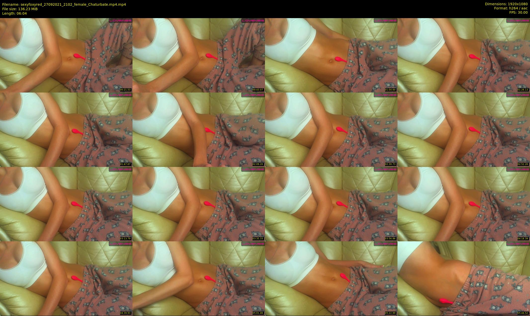 sexyfoxyred — 7 minute Chaturbate female cam show recording, 1080p, Sep 27, 2021