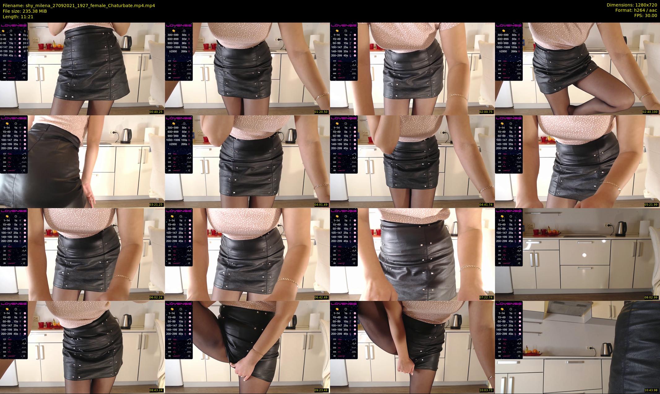 shy_milena — 12 minute Chaturbate female cam show recording, 720p, Sep 27, 2021
