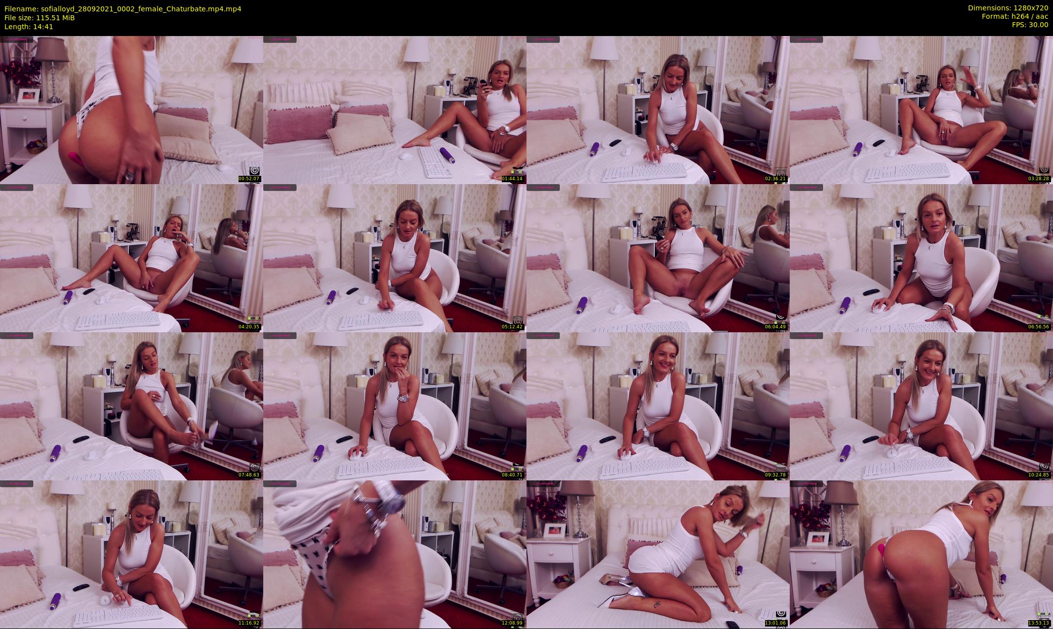 sofialloyd — 15 minute Chaturbate female cam show recording, 720p, Sep 28, 2021