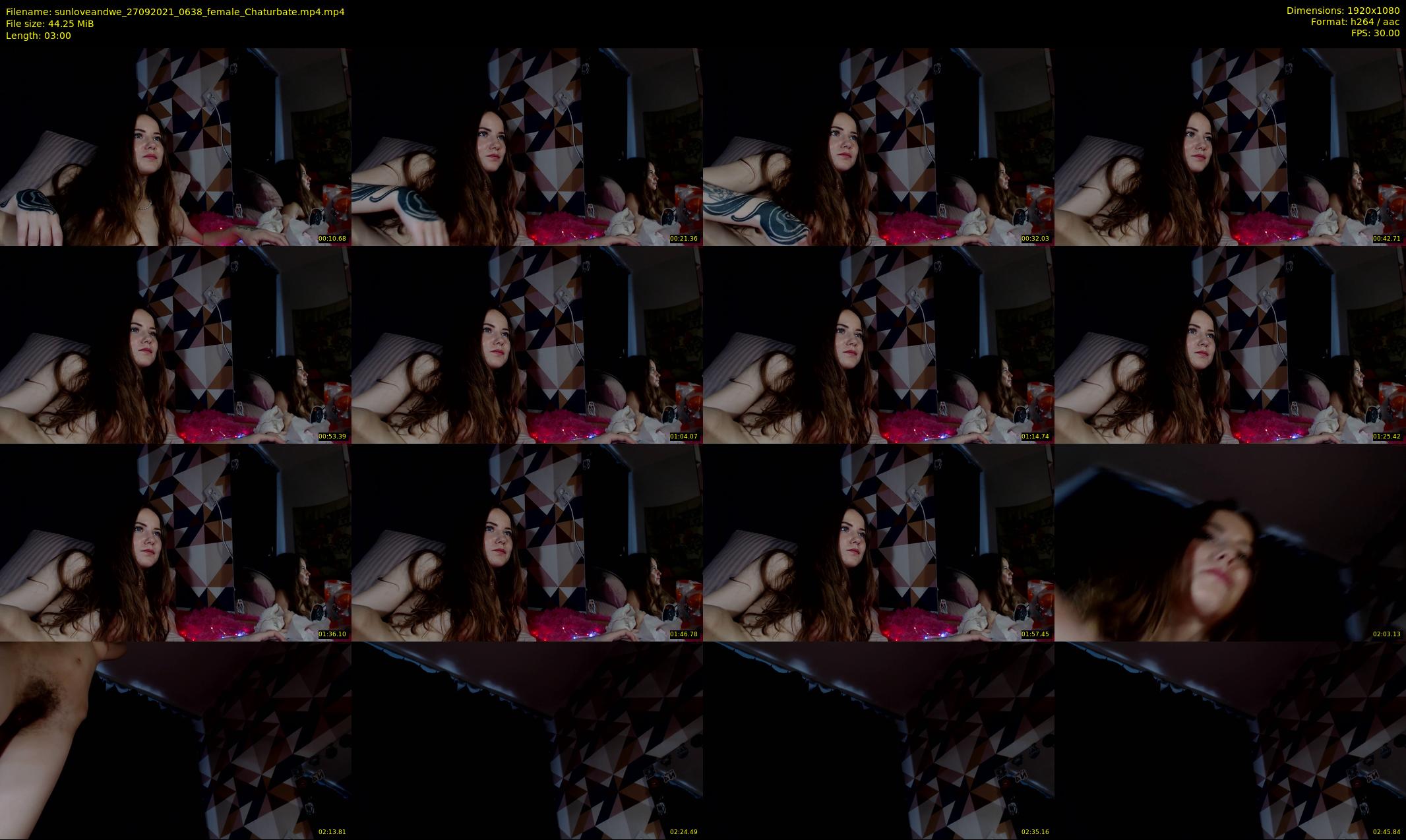 sunloveandwe — 3 minute Chaturbate female cam show recording, 1080p, Sep 27, 2021