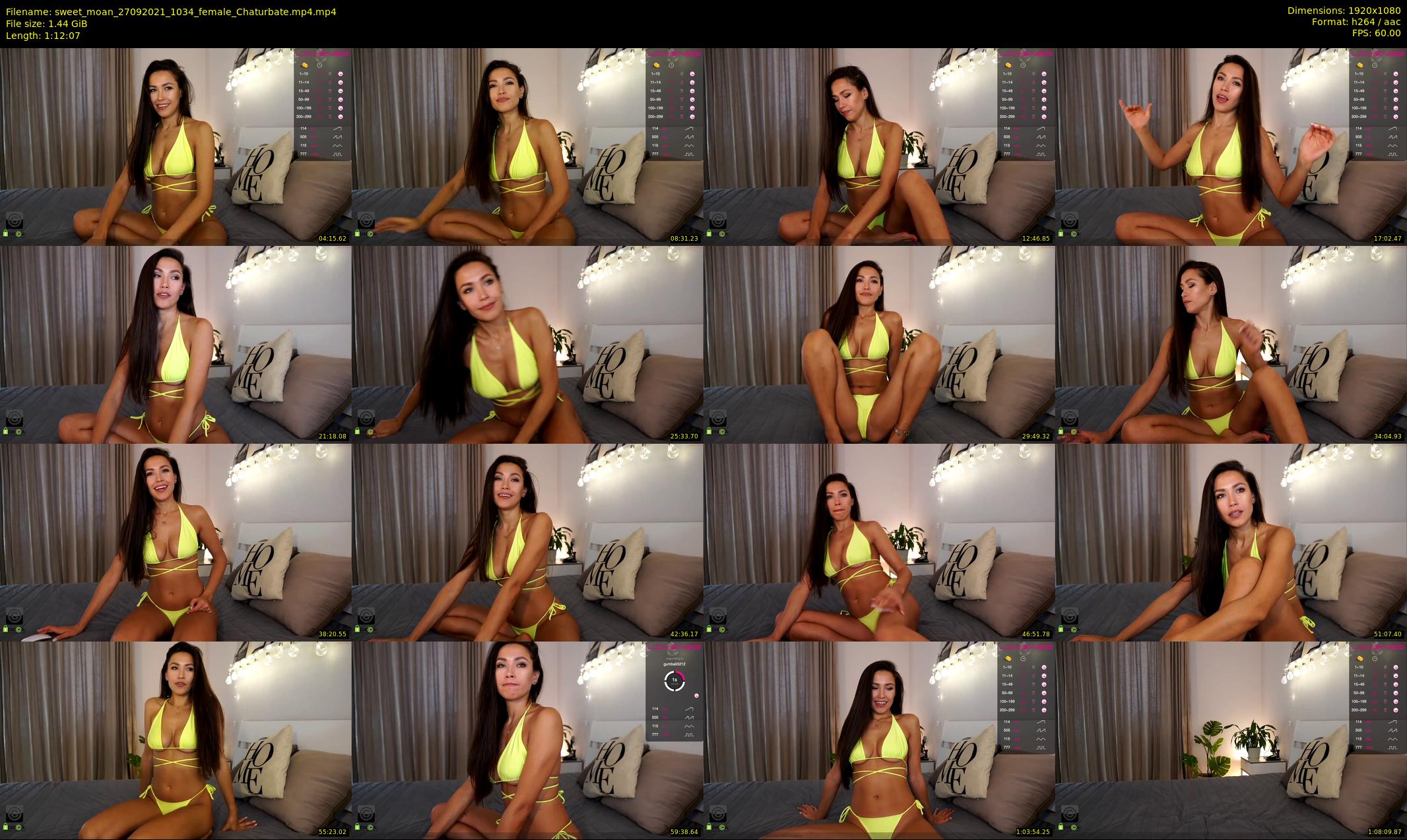 sweet_moan — 73 minute Chaturbate female cam show recording, 1080p, Sep 27, 2021