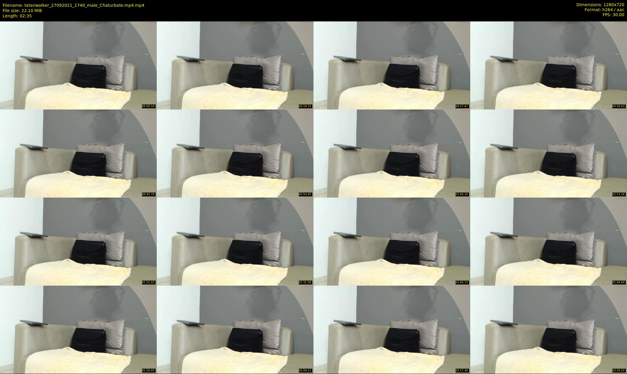 tatanwalker — 3 minute Chaturbate male cam show recording, 720p, Sep 27, 2021