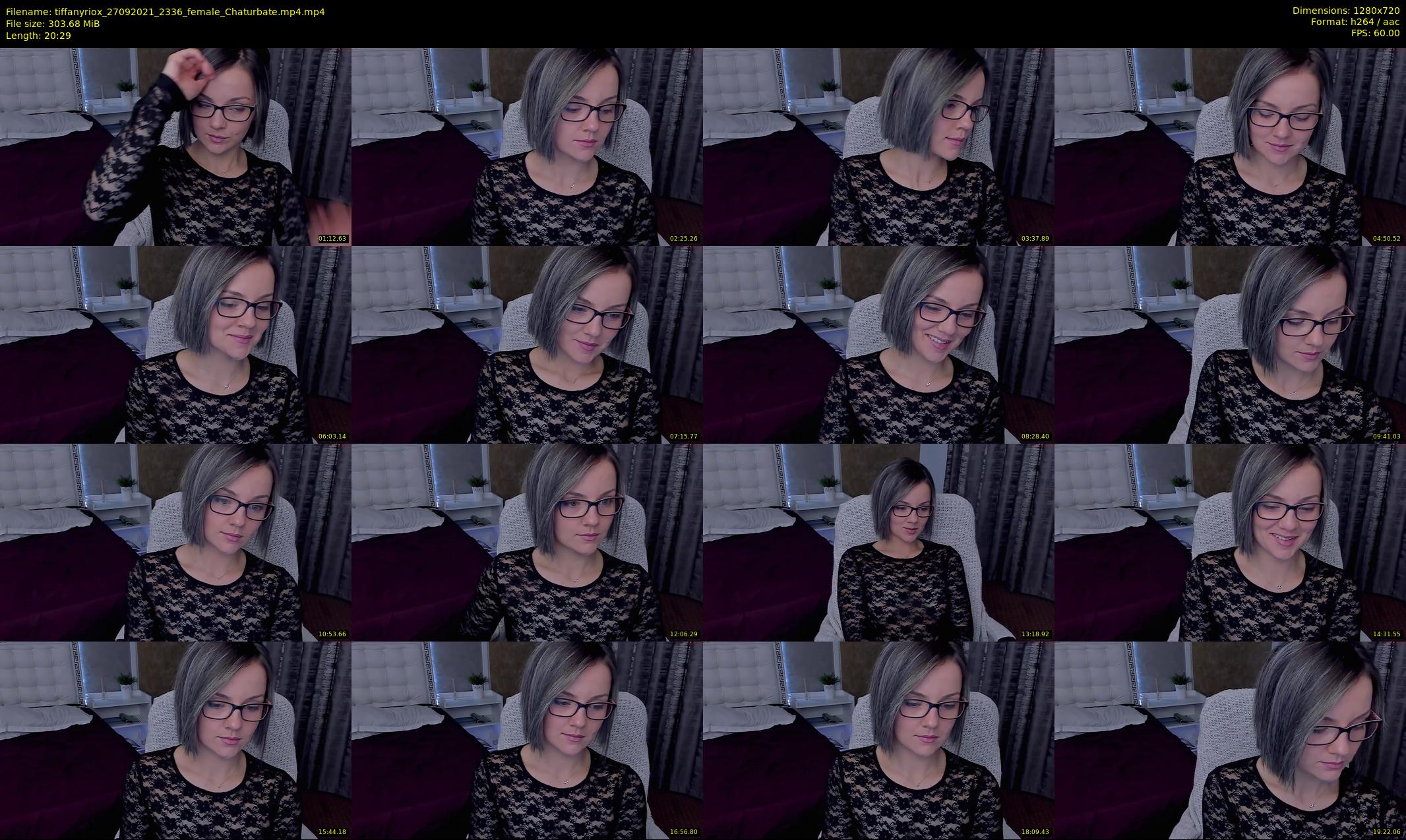tiffanyriox — 21 minute Chaturbate female cam show recording, 720p, Sep 27, 2021