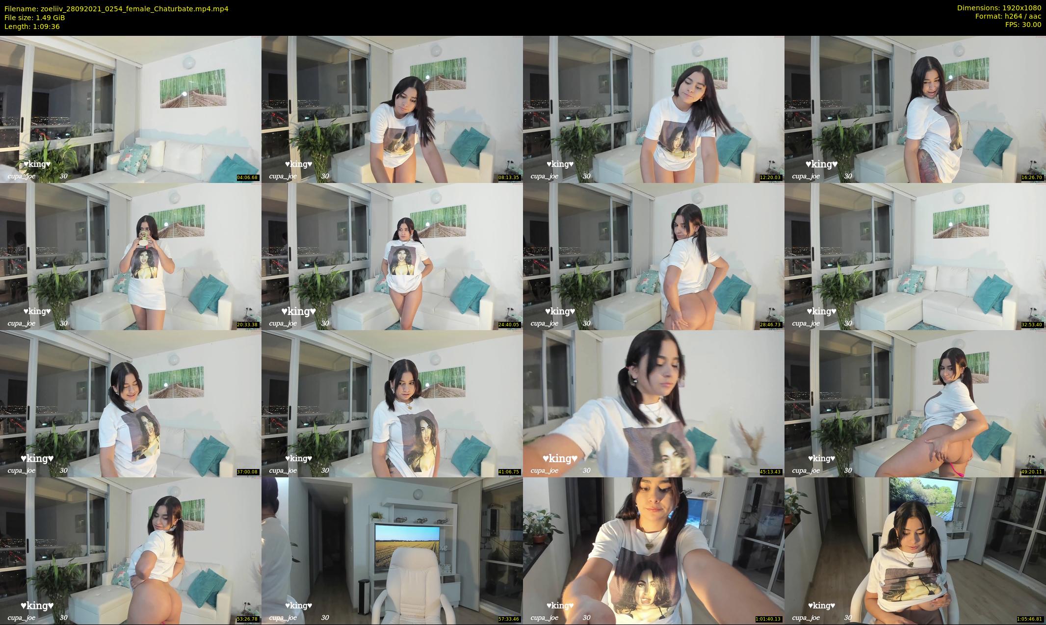zoeliiv — 70 minute Chaturbate female cam show recording, 1080p, Sep 28, 2021