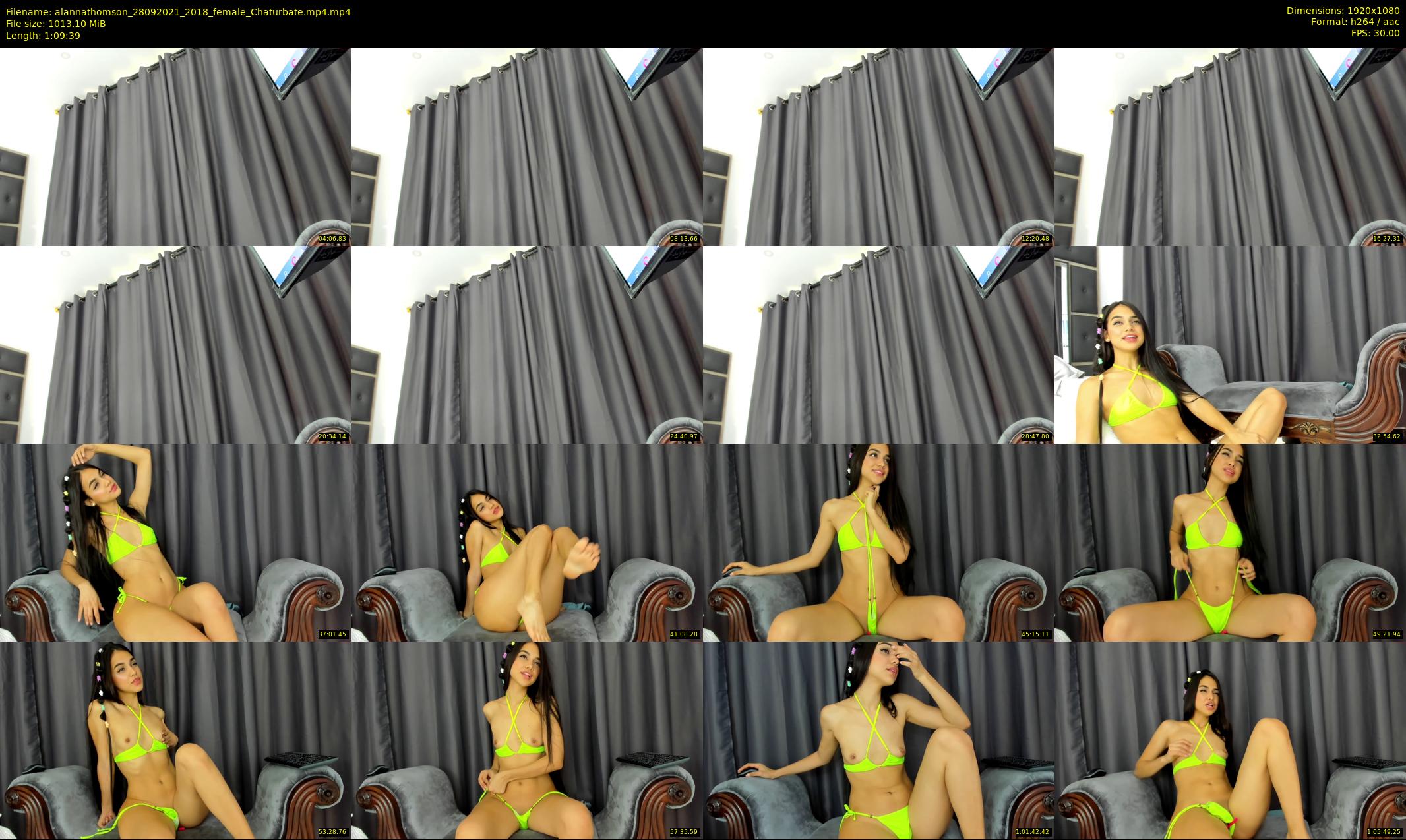 alannathomson — 70 minute Chaturbate female cam show recording, 1080p, Sep 28, 2021