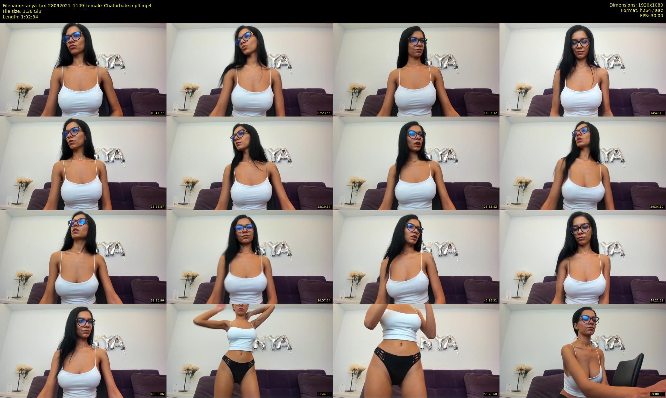 anya_fox — 63 minute Chaturbate female cam show recording, 1080p, Sep 28, 2021