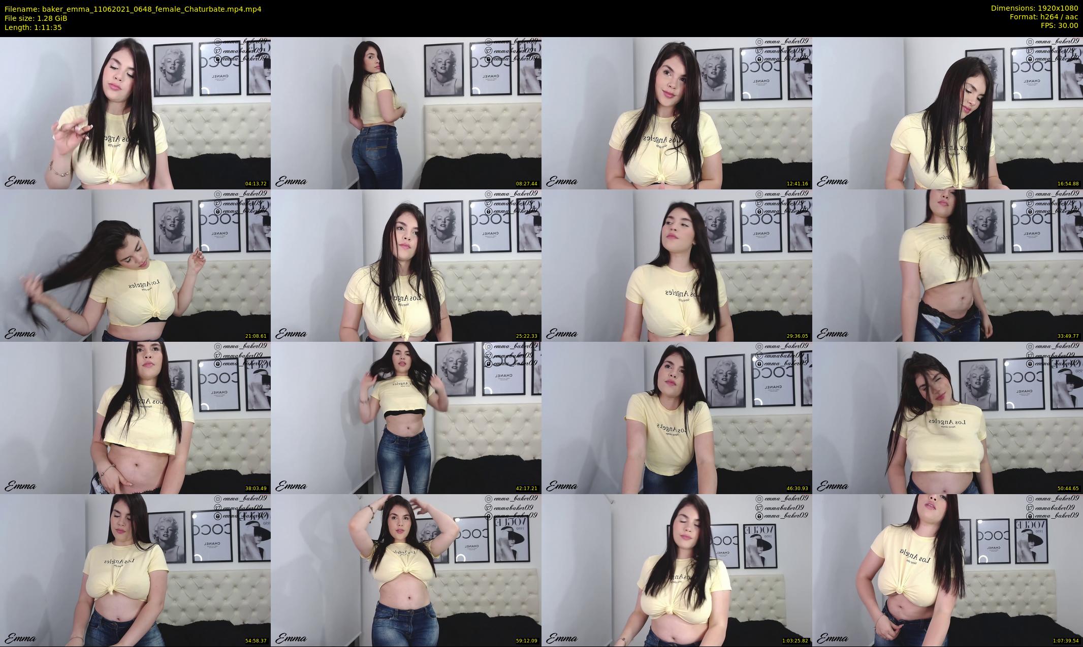 baker_emma — 72 minute Chaturbate female cam show recording, 1080p, Jun 11, 2021