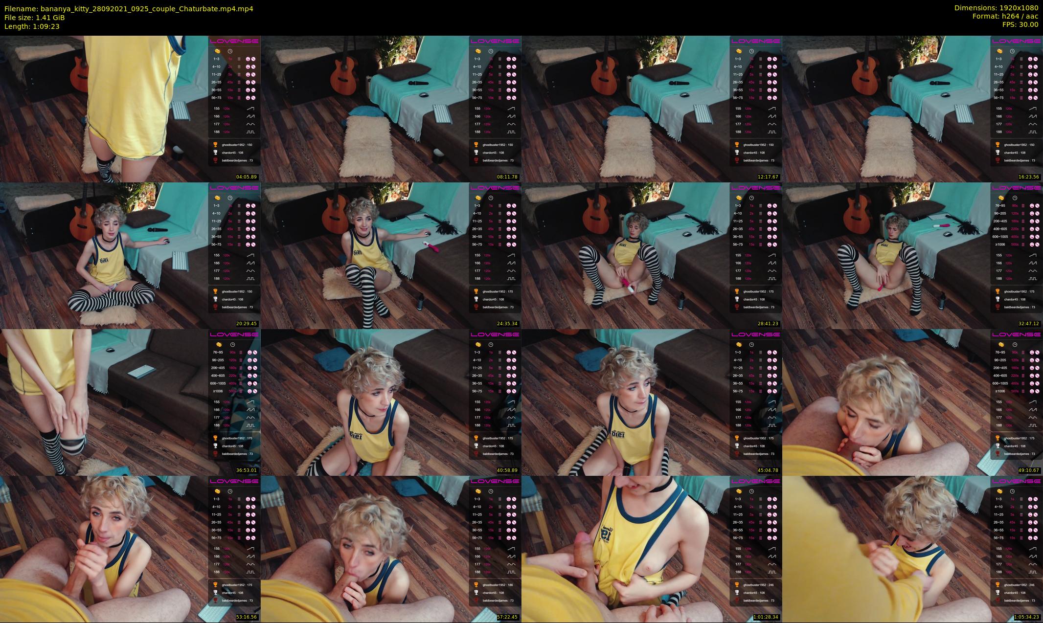 bananya_kitty — 70 minute Chaturbate couple cam show recording, 1080p, Sep 28, 2021