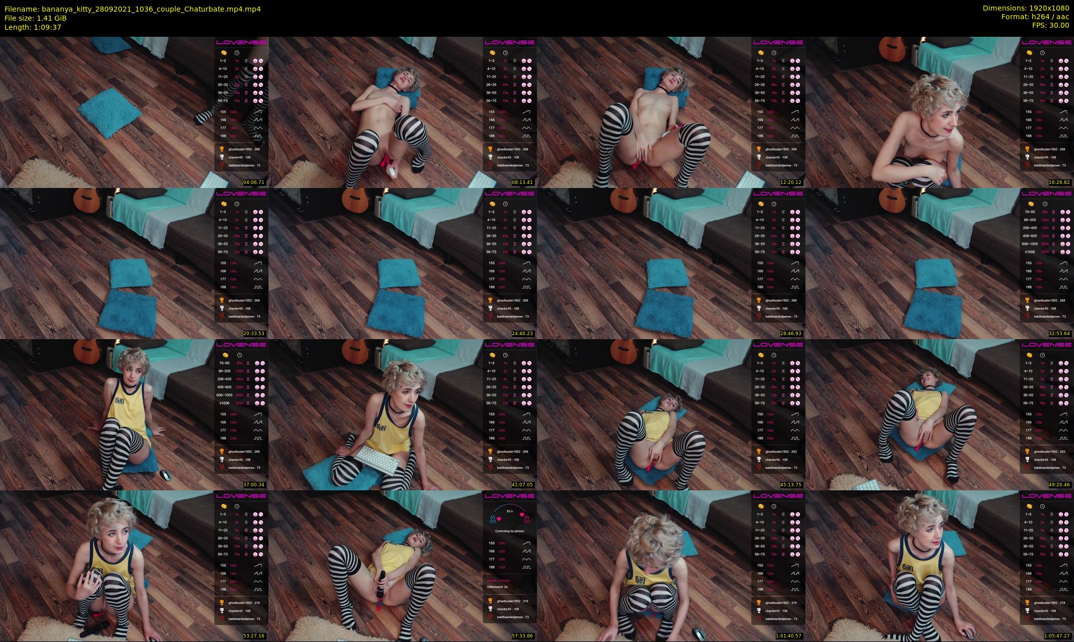 bananya_kitty — 70 minute Chaturbate couple cam show recording, 1080p, Sep 28, 2021