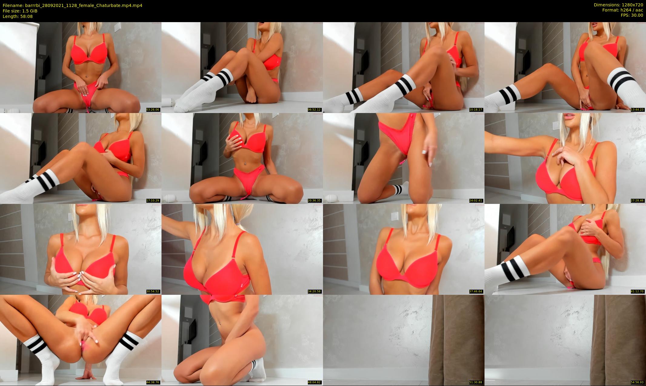 barrrbi — 59 minute Chaturbate female cam show recording, 720p, Sep 28, 2021