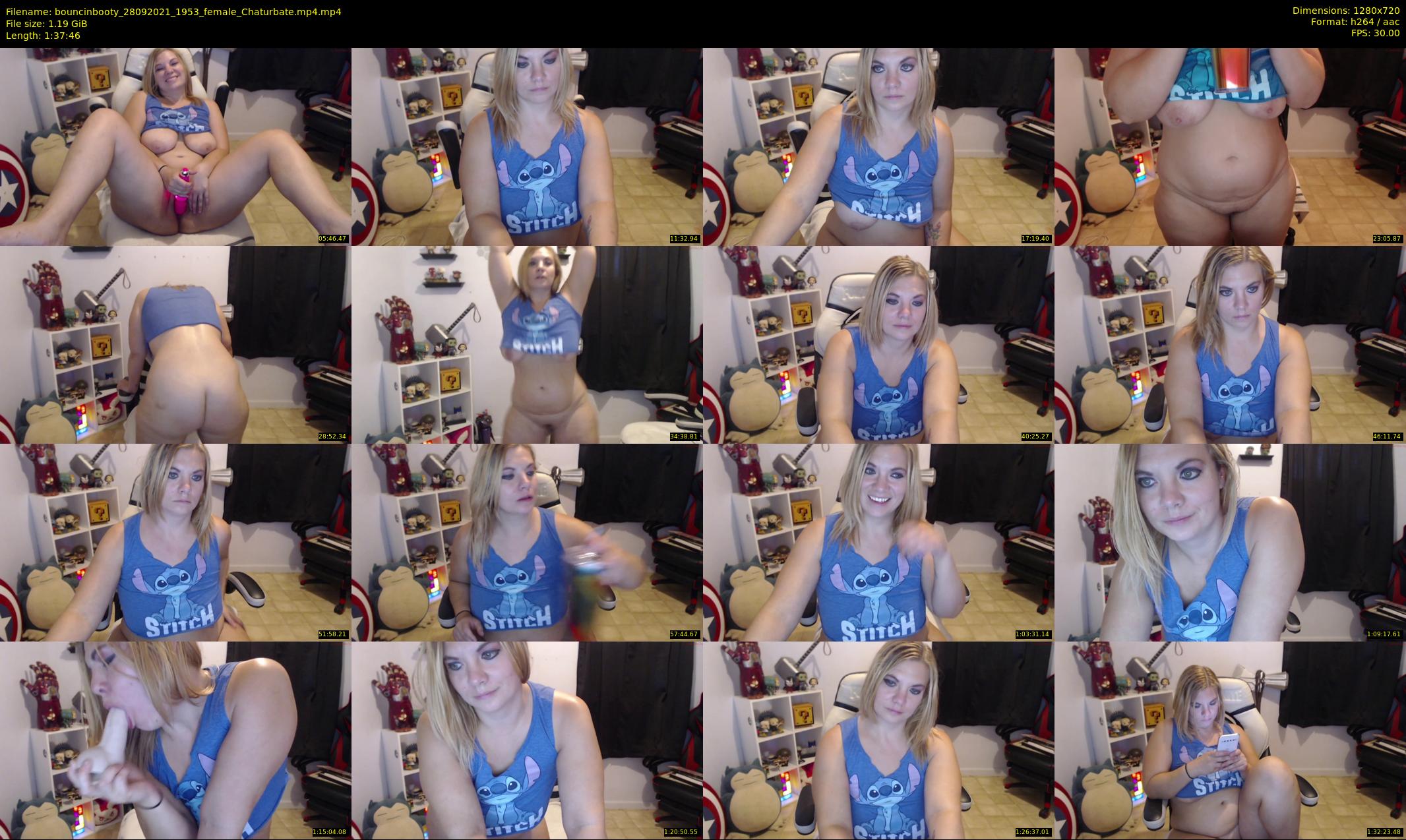 bouncinbooty — 98 minute Chaturbate female cam show recording, 720p, Sep 28, 2021