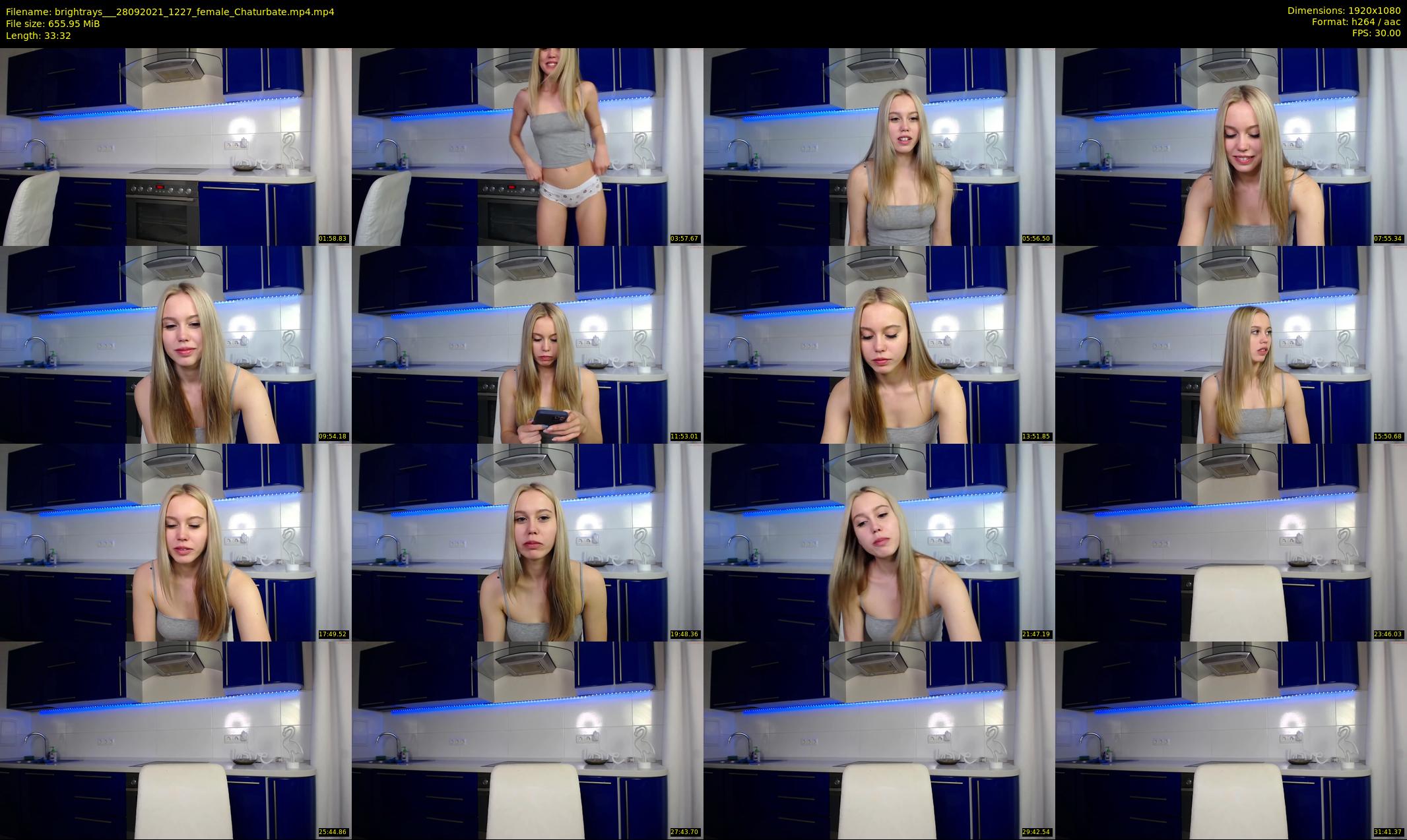 brightrays__ — 34 minute Chaturbate female cam show recording, 1080p, Sep 28, 2021