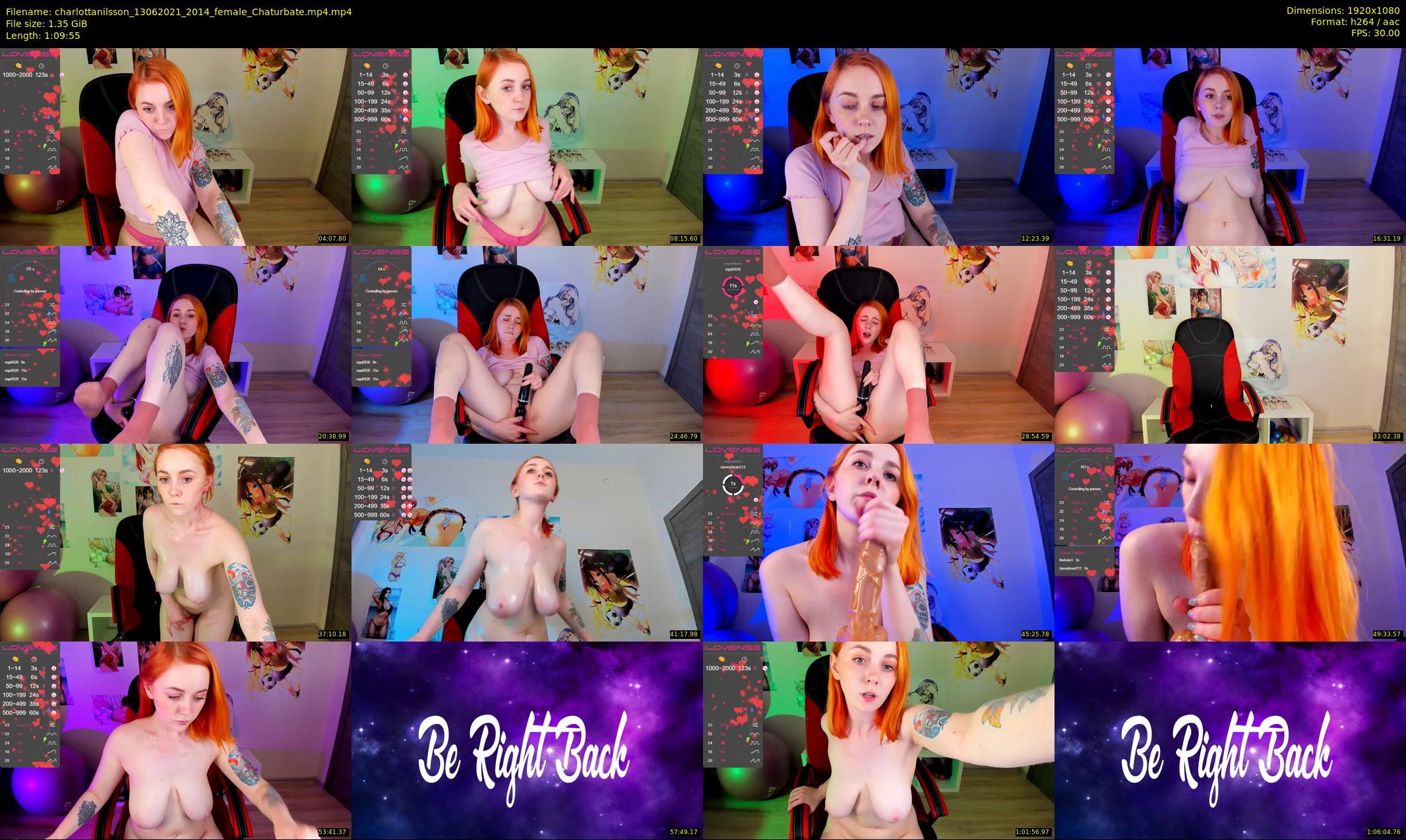 charlottanilsson — 70 minute Chaturbate female cam show recording, 1080p, Jun 13, 2021