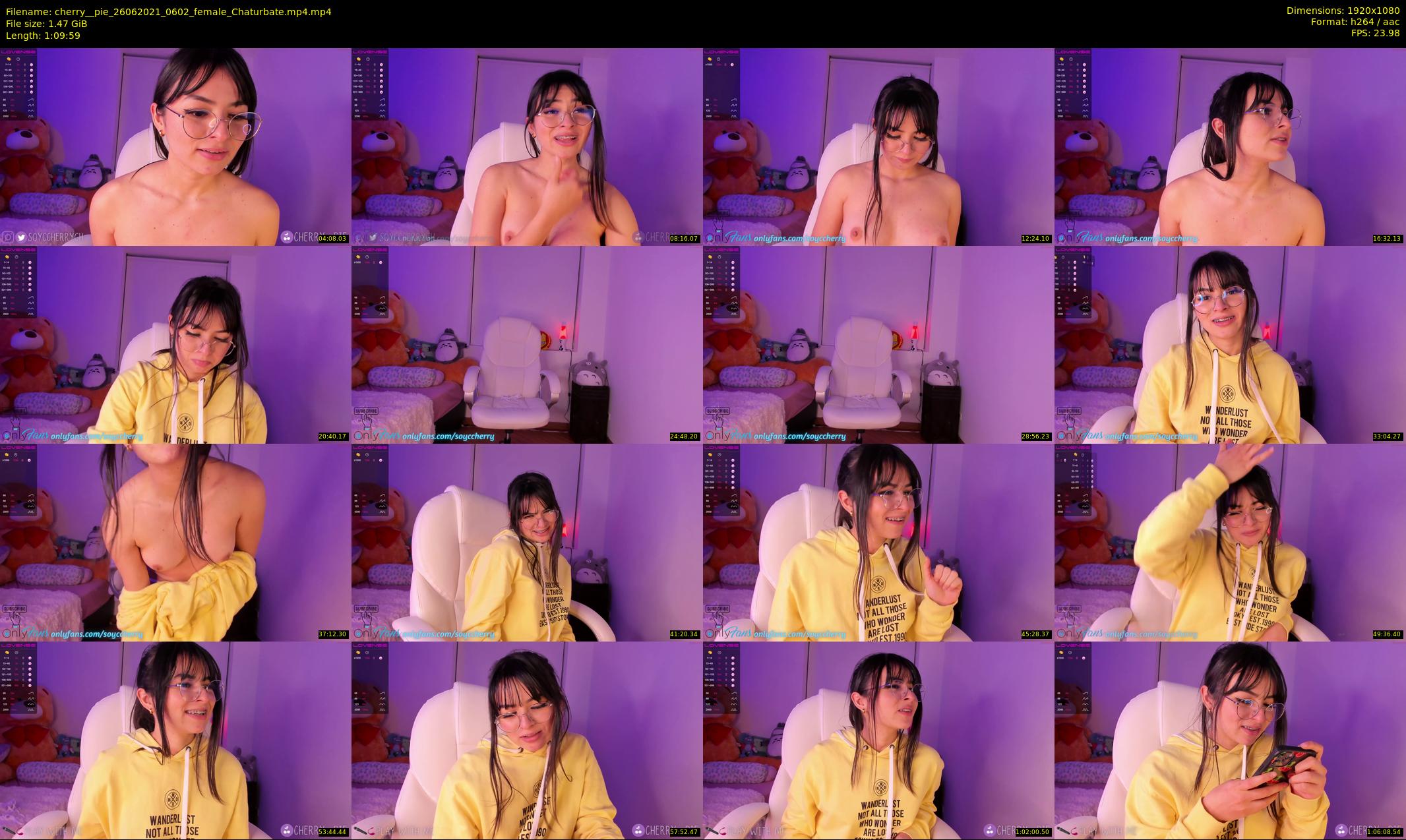 cherry__pie — 70 minute Chaturbate female cam show recording, 1080p, Jun 26, 2021