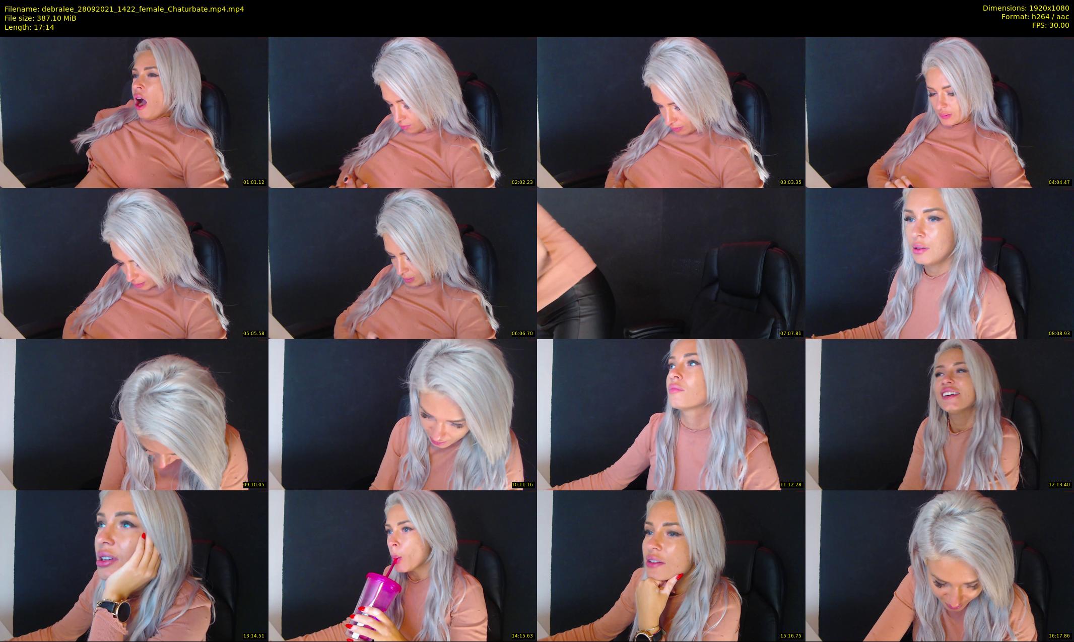 debralee — 18 minute Chaturbate female cam show recording, 1080p, Sep 28, 2021
