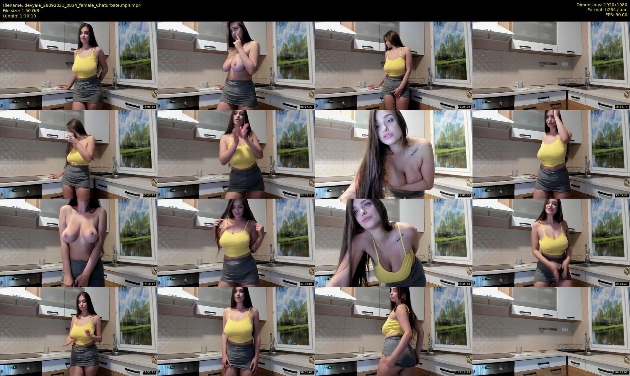 devyale — 71 minute Chaturbate female cam show recording, 1080p, Sep 28, 2021