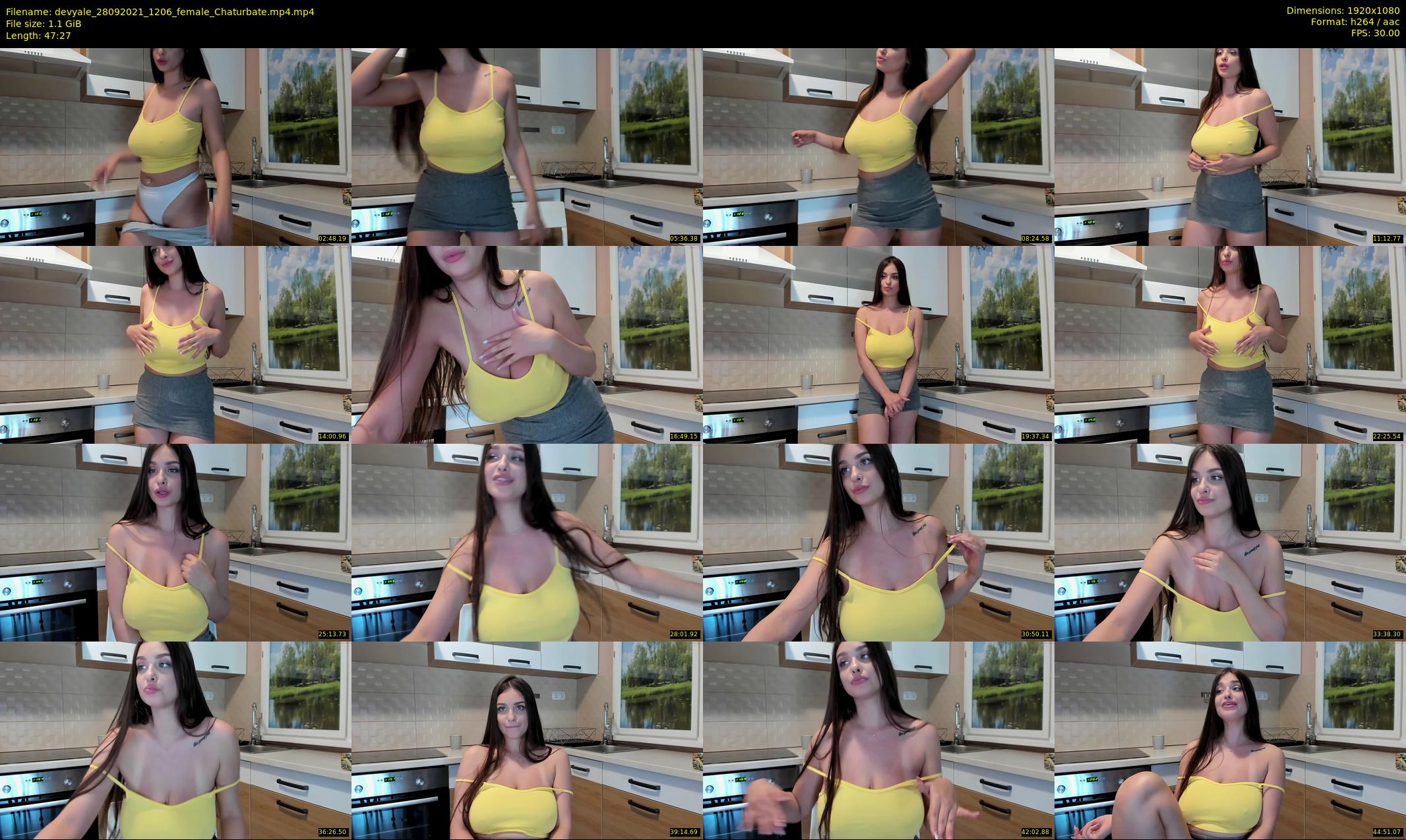 devyale — 48 minute Chaturbate female cam show recording, 1080p, Sep 28, 2021