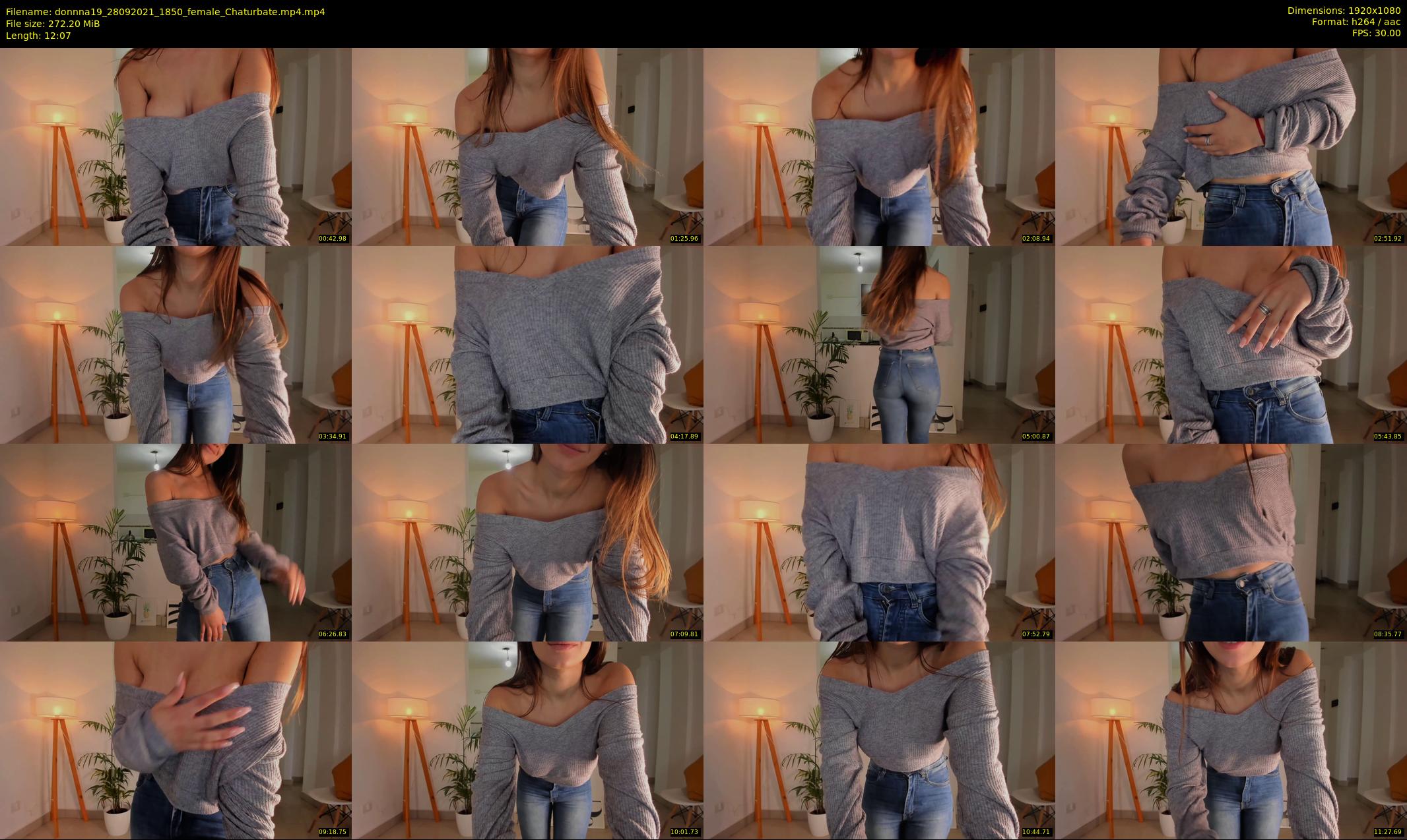 donnna19 — 13 minute Chaturbate female cam show recording, 1080p, Sep 28, 2021