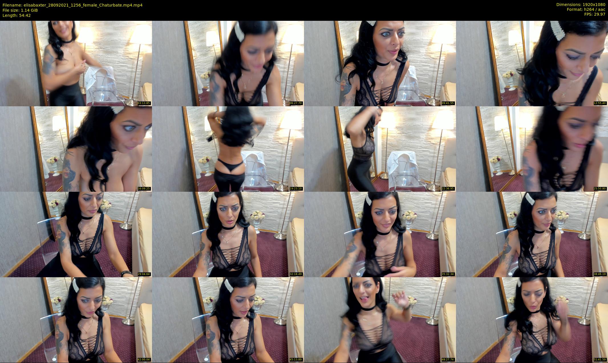 elisabaxter — 55 minute Chaturbate female cam show recording, 1080p, Sep 28, 2021